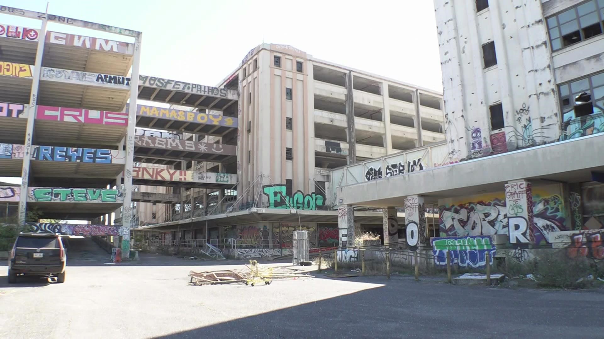 Some members of the city's health department offered those in need, living at the old navy base, some basic supplies to help them get thtough the cold.