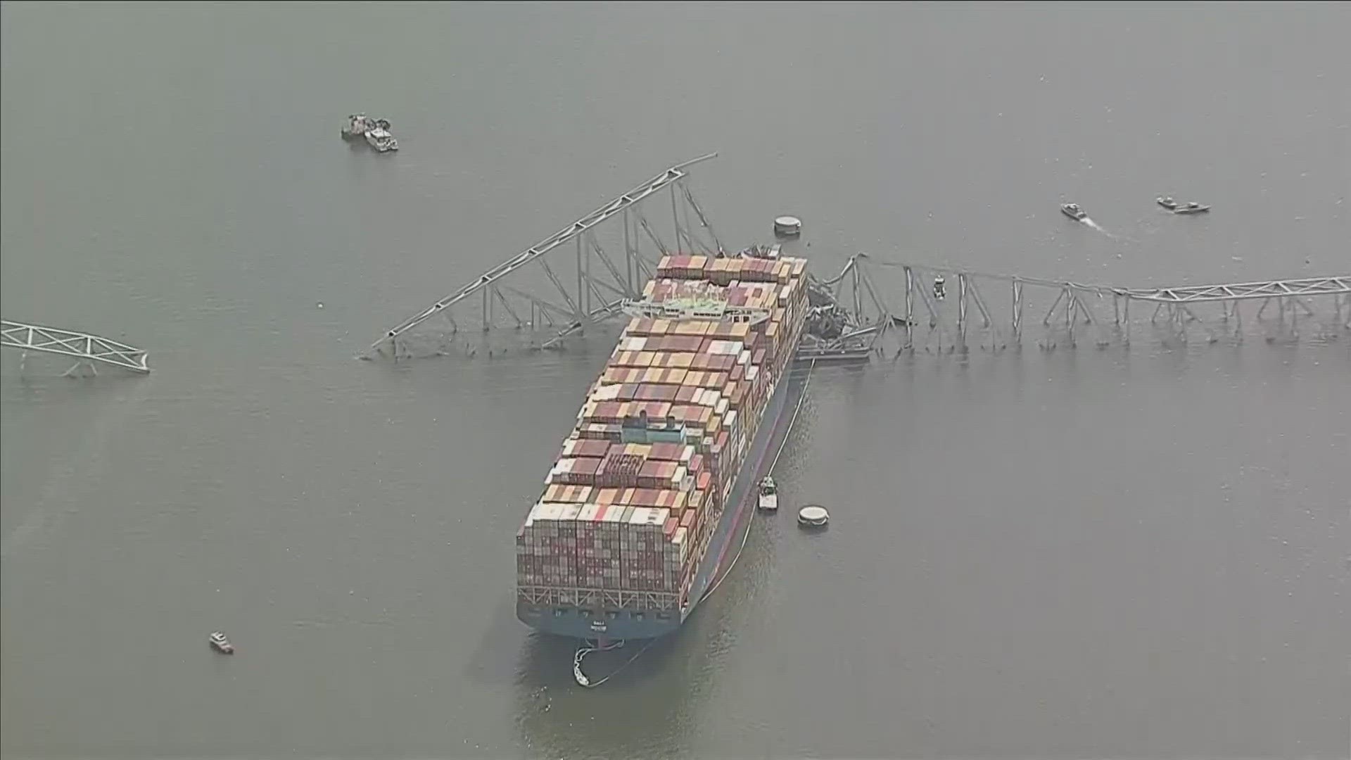 The search and rescue efforts are still underway after a cargo ship rammed into Baltimore's Francis Scott Key Bridge on Tuesday. Six people are missing.