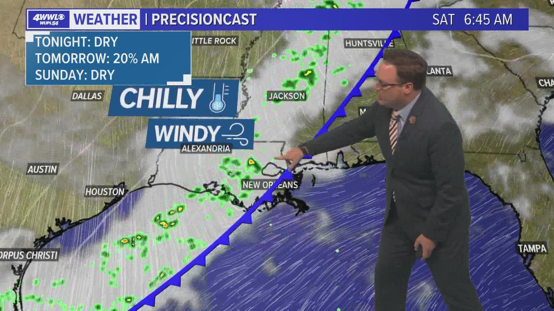 Weekend Forcast Cold front arrives Saturday morning