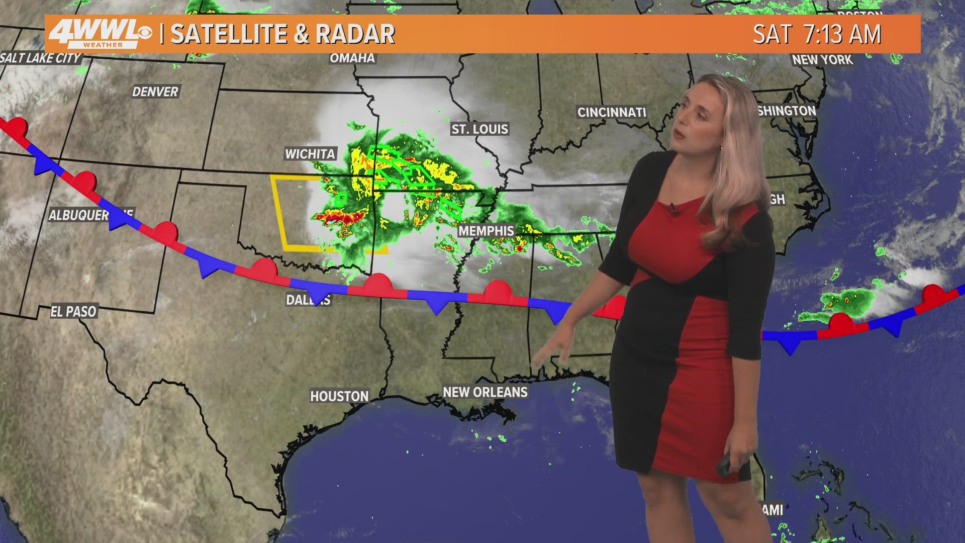 New Orleans Weather: Hot and humid with spotty storms Memorial Day ...