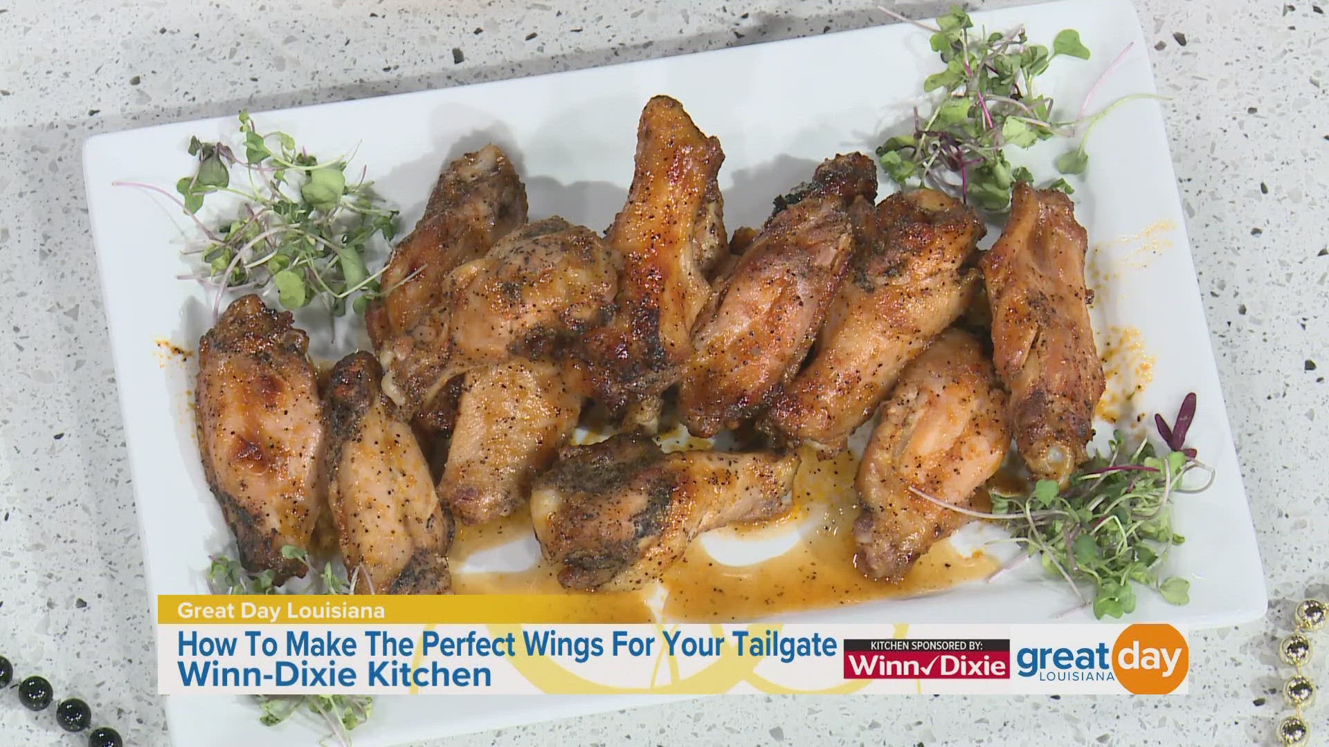Personal Chef Jaycee Poree, Jr. shows us how to make sure our wings are perfect every time.