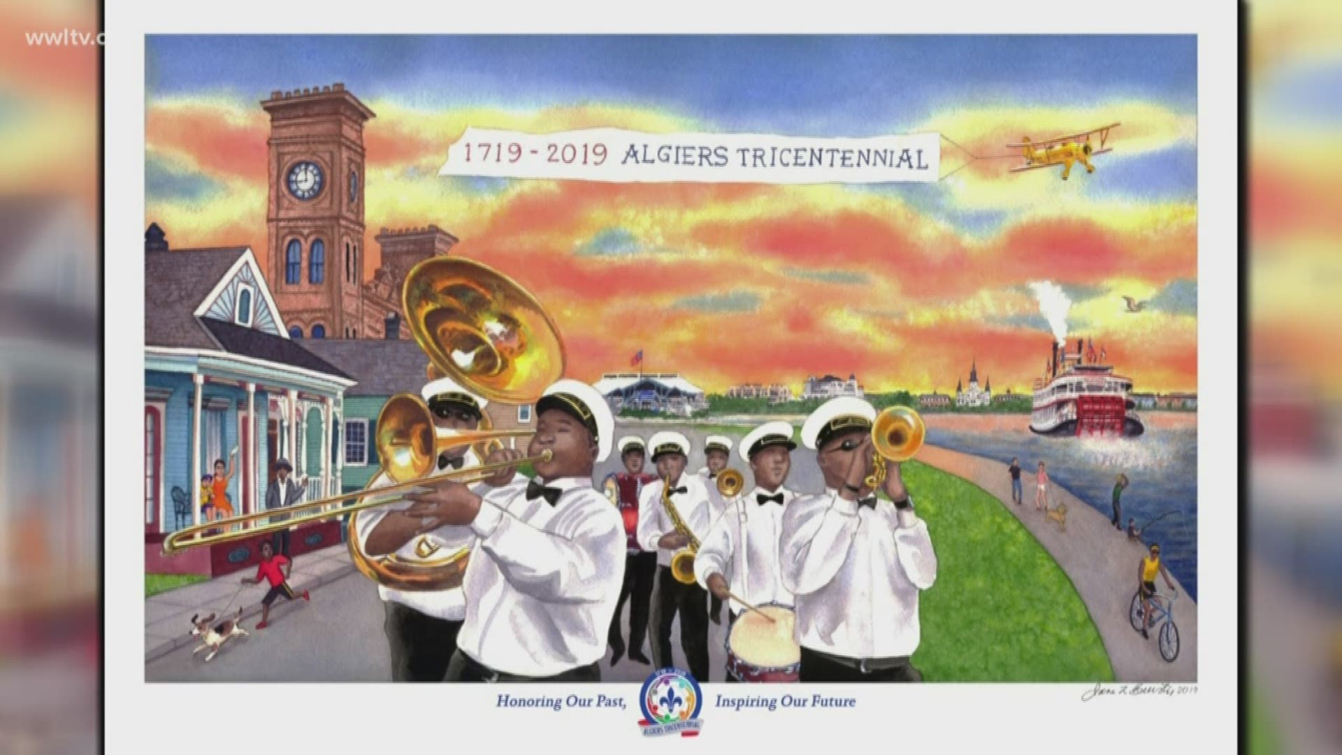 Linetta Gilbert gives us history on Algiers and information about Algiers Tricentennial & New Year's Eve Bash. Joining her is the Algiers Brass Band.