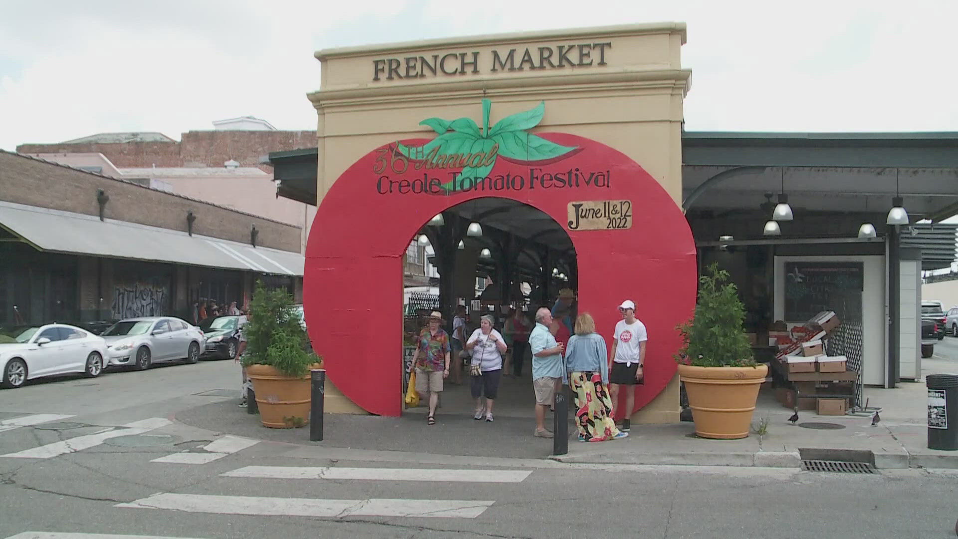 Creole Tomato Fest kicks off with a second line at 10:30 AM! Free fun, food & music in the French Quarter this Saturday, June 7.