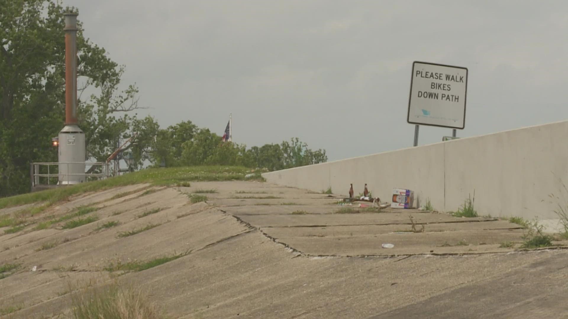 City must figure out who owns the land, before signage can be installed.