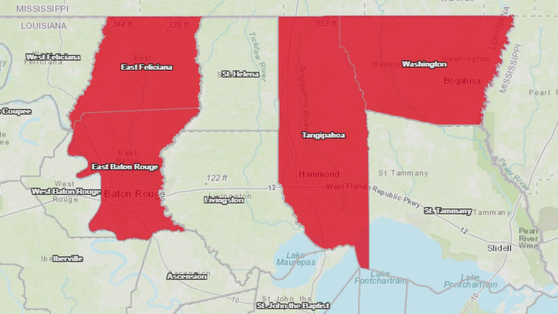 The bans are due to a lack of rain. Two more parishes near Baton Rouge are under burn bans, plus about thirty parishes statewide.