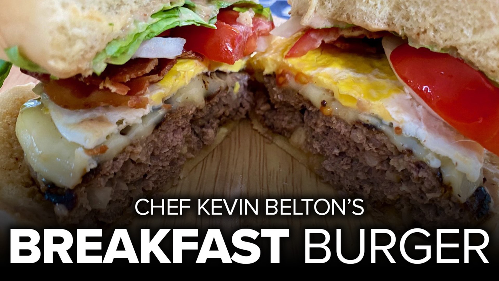 I love a good burger! Why not have one for breakfast?