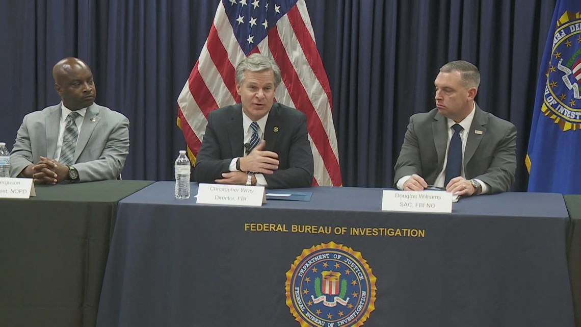 FBI meets with New Orleans authorities on uptick in violent crime
