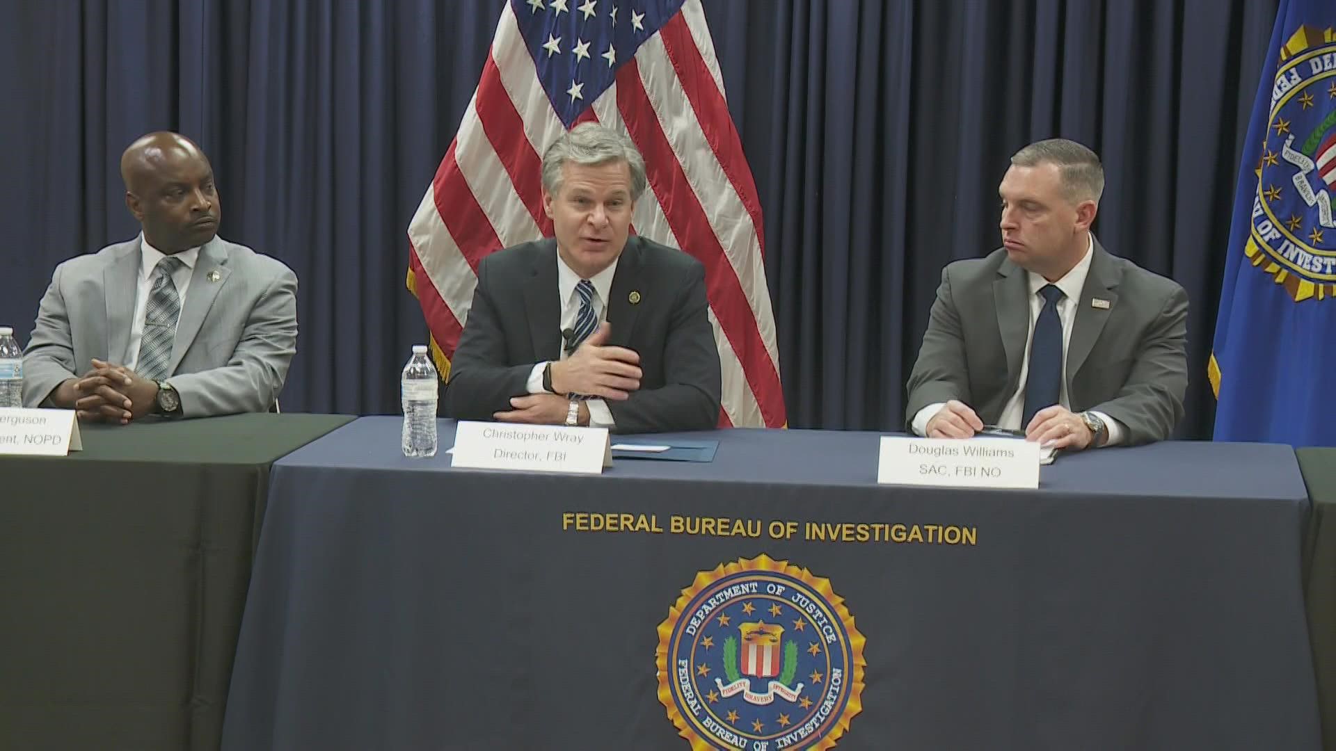 FBI says they need to work together to combat the crime happening in New Orleans