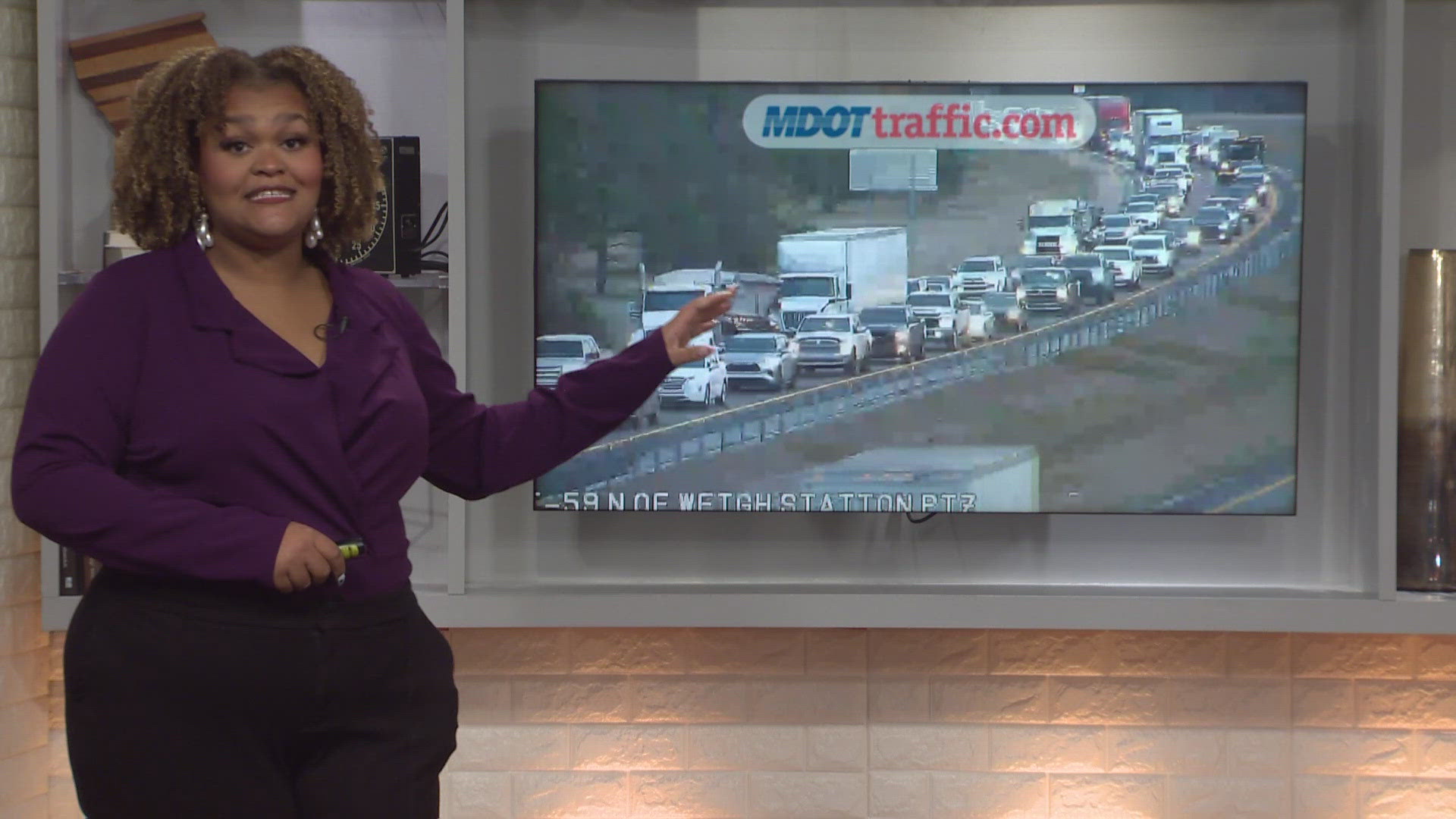 Traffic Alert: Crash blocks lane on I-59 at Mississippi-Louisiana