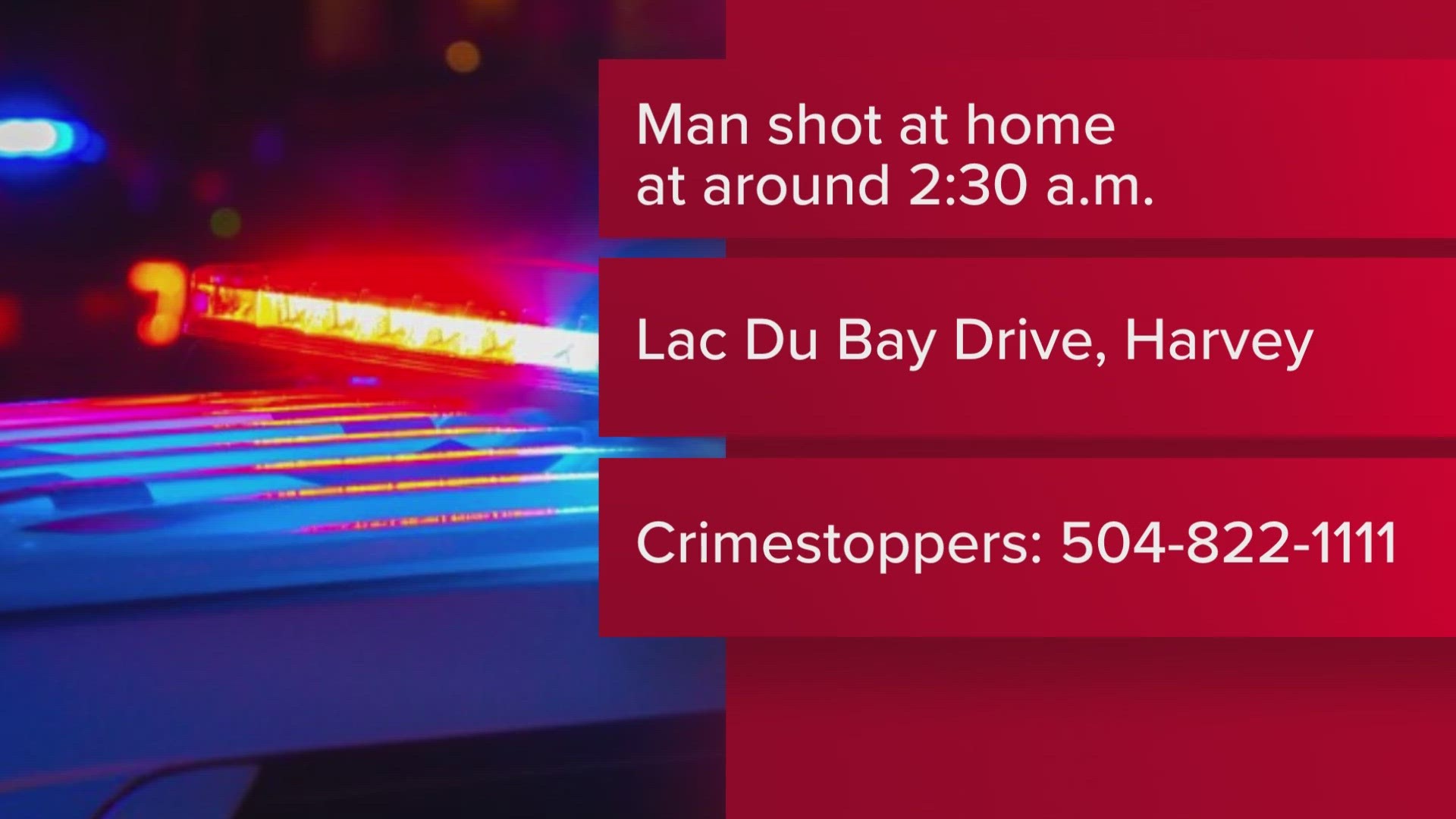 Man found shot to death in Harvey home