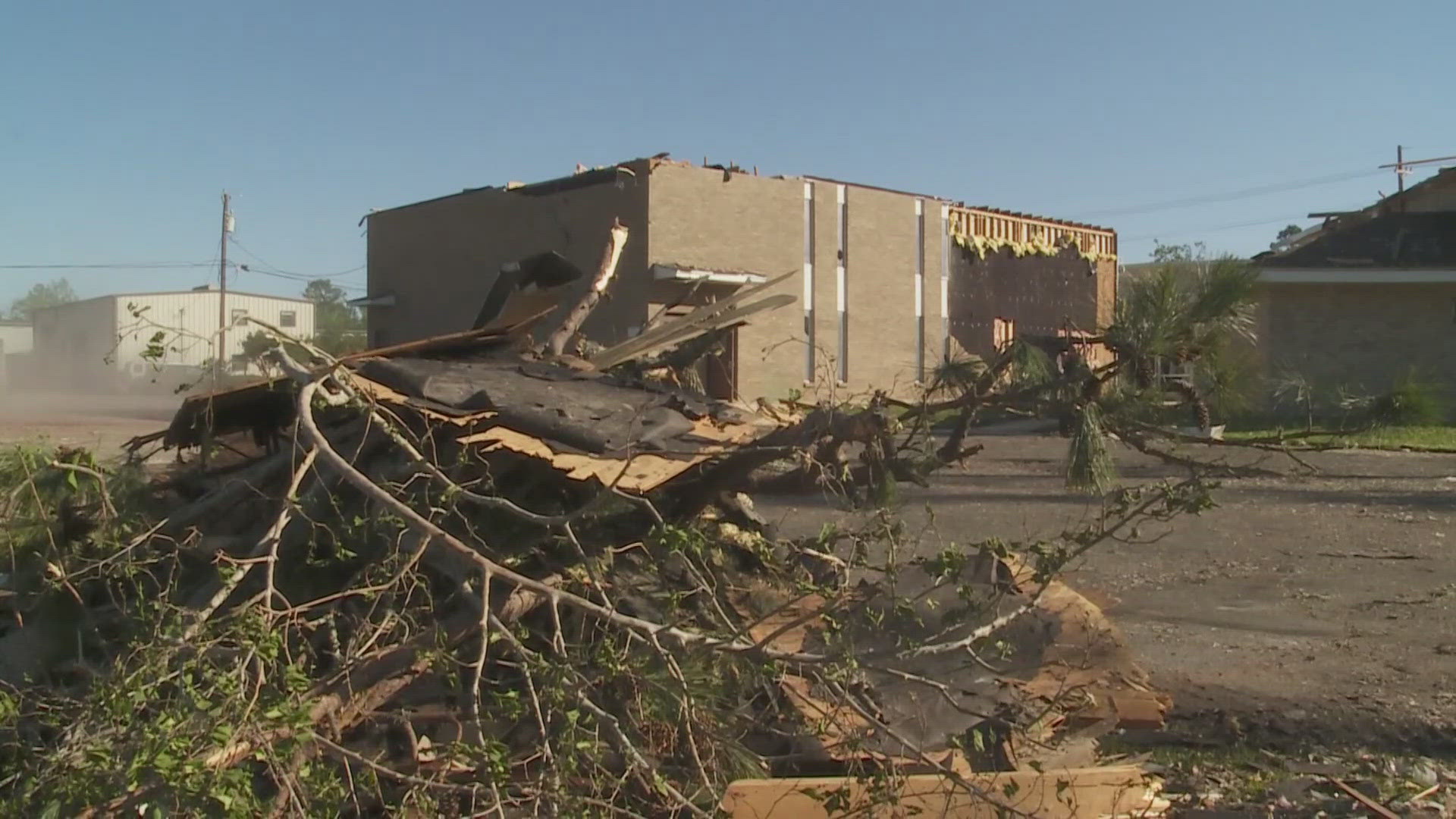 Just over one month after a powerful tornado ripped through Slidell, the city was preparing for potential severe weather Monday night.