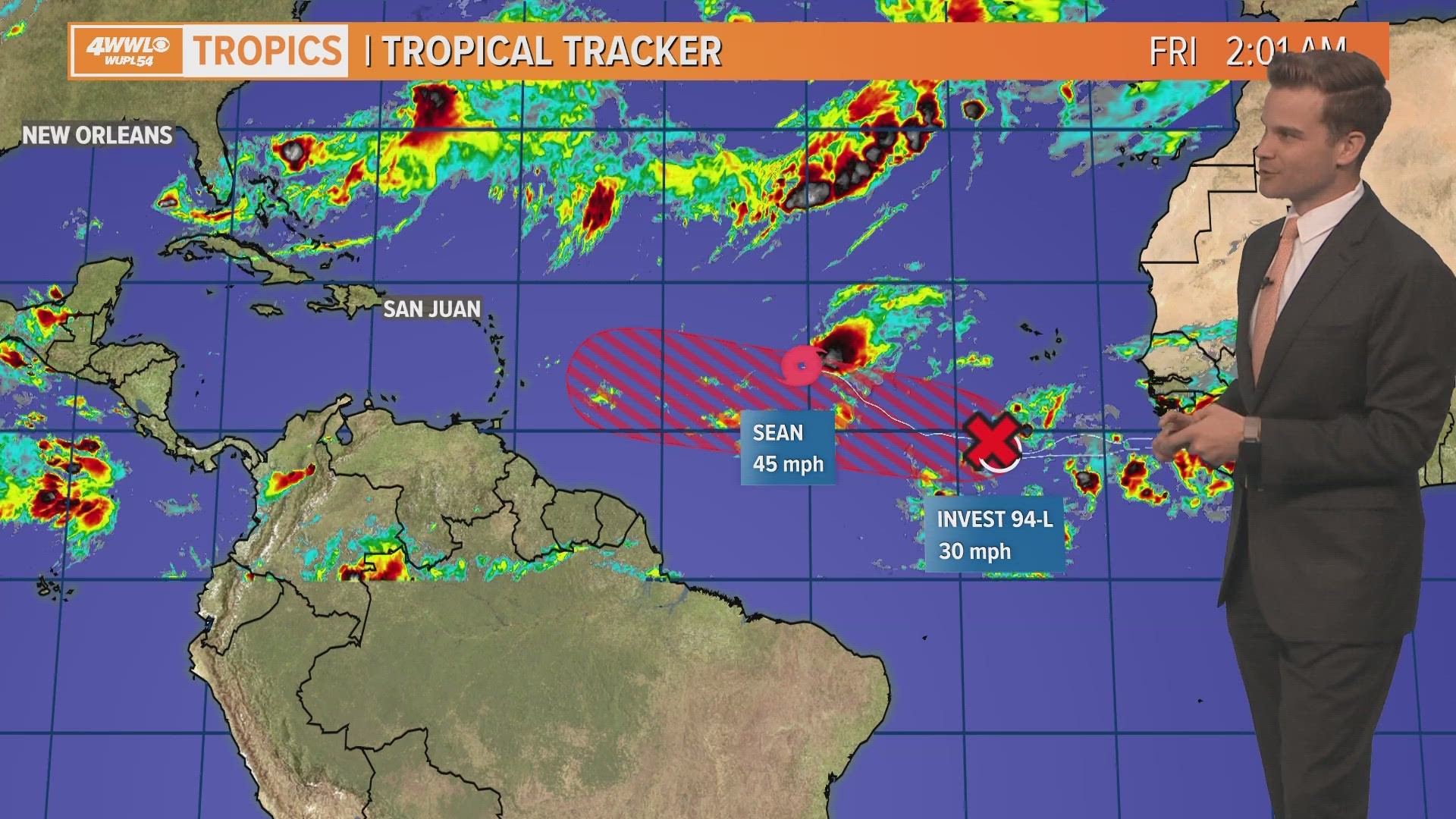 Meteorologist Payton Malone said it's unusual to have systems in the Atlantic at this time of year.