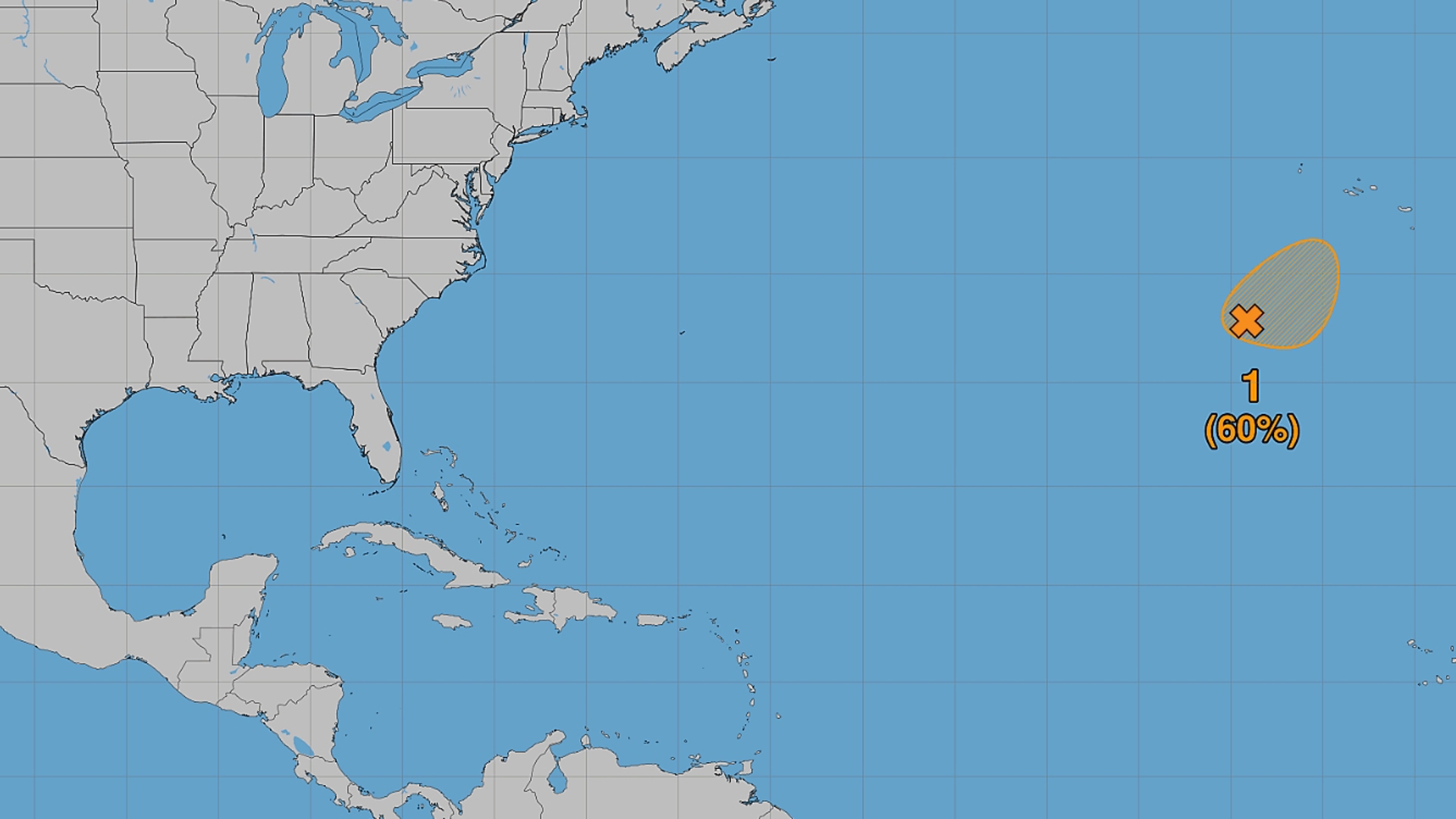 Invest 99, tropical system near Azores, has 60% chance of developing