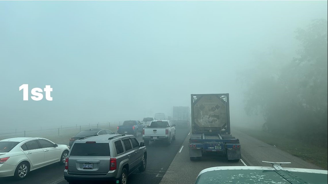 Drivers face near-zero visibility and standstill traffic amid fatal I-10  crash and closure