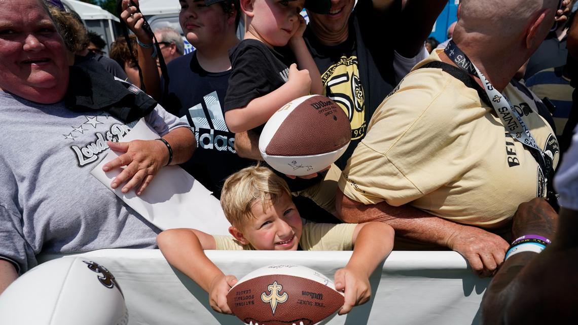 Saints shorten outdoor portions of practice because of hot weather