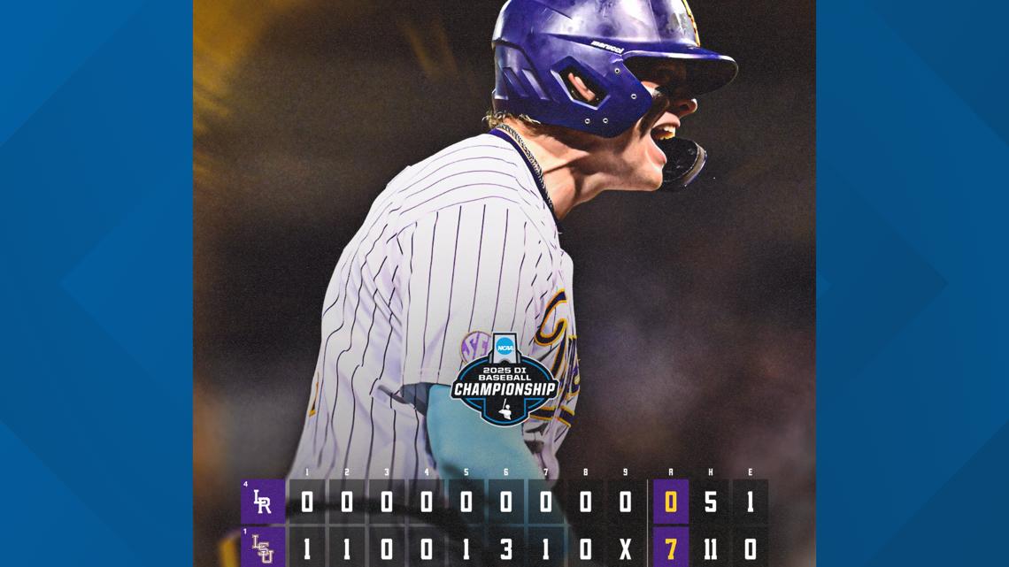 LSU Baseball wins against Little Rock 7-0 in Baton Rouge Regional Opener