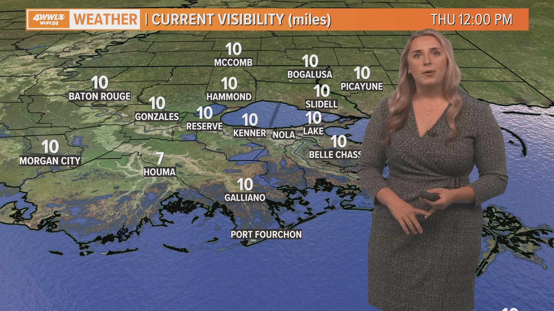 WWL-TV meteorologist Alexa Trischler with the latest on the isolated fog, smoke patches plaguing New Orleans this week.