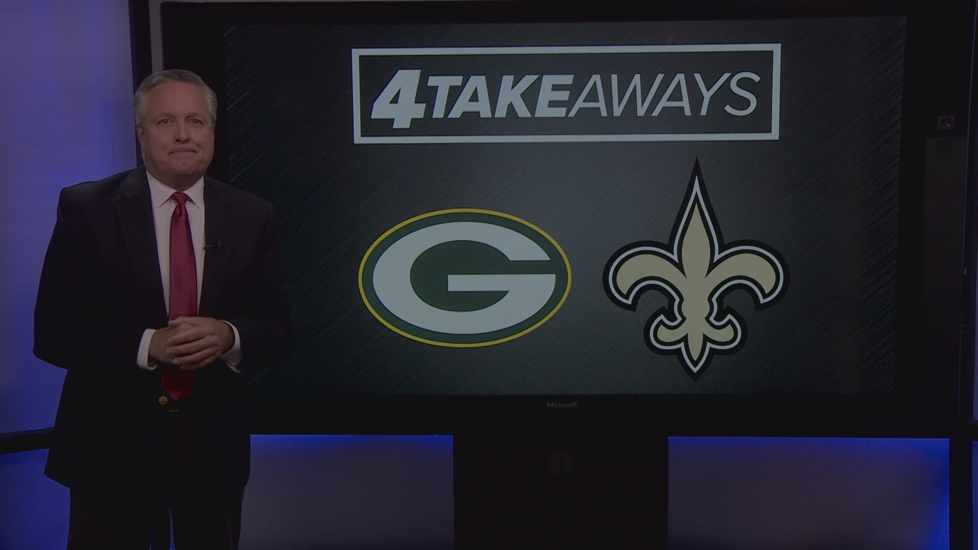 WWL-TV Sports Director Doug Mouton shares his four takeaways from the Saints' loss in Green Bay