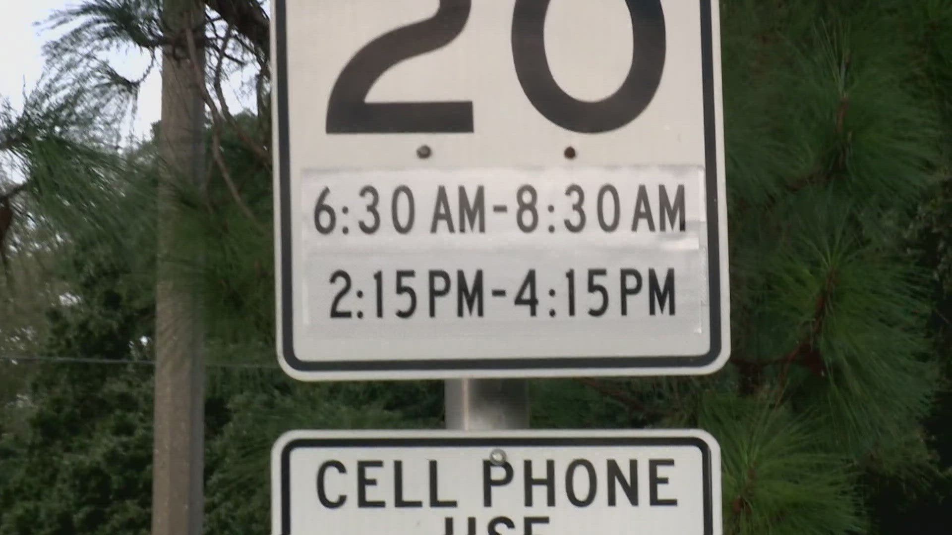 New state laws have changed the enforcement times of school zones but the city hasn't publicly released the updated times and school zones.