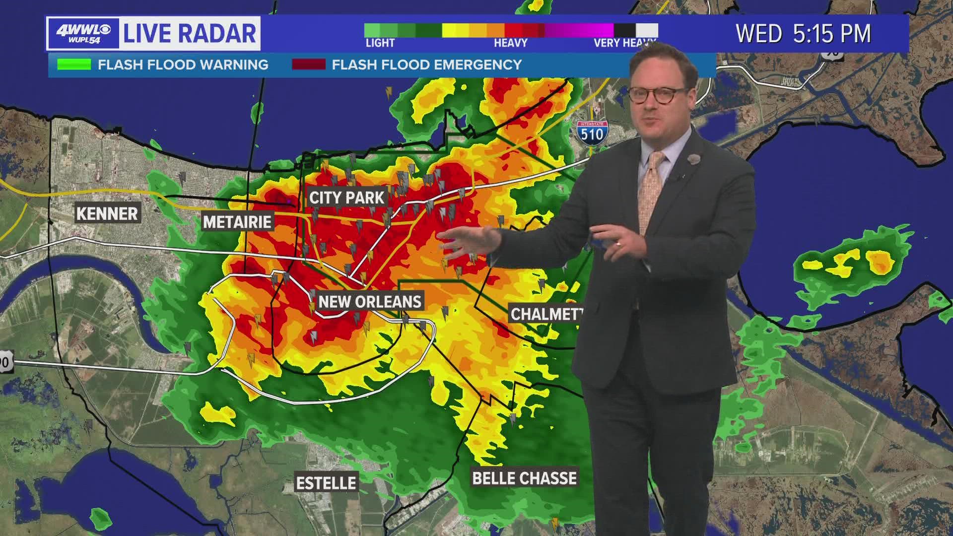 Live radar, models and alerts for tonight's severe weather in Louisiana ...