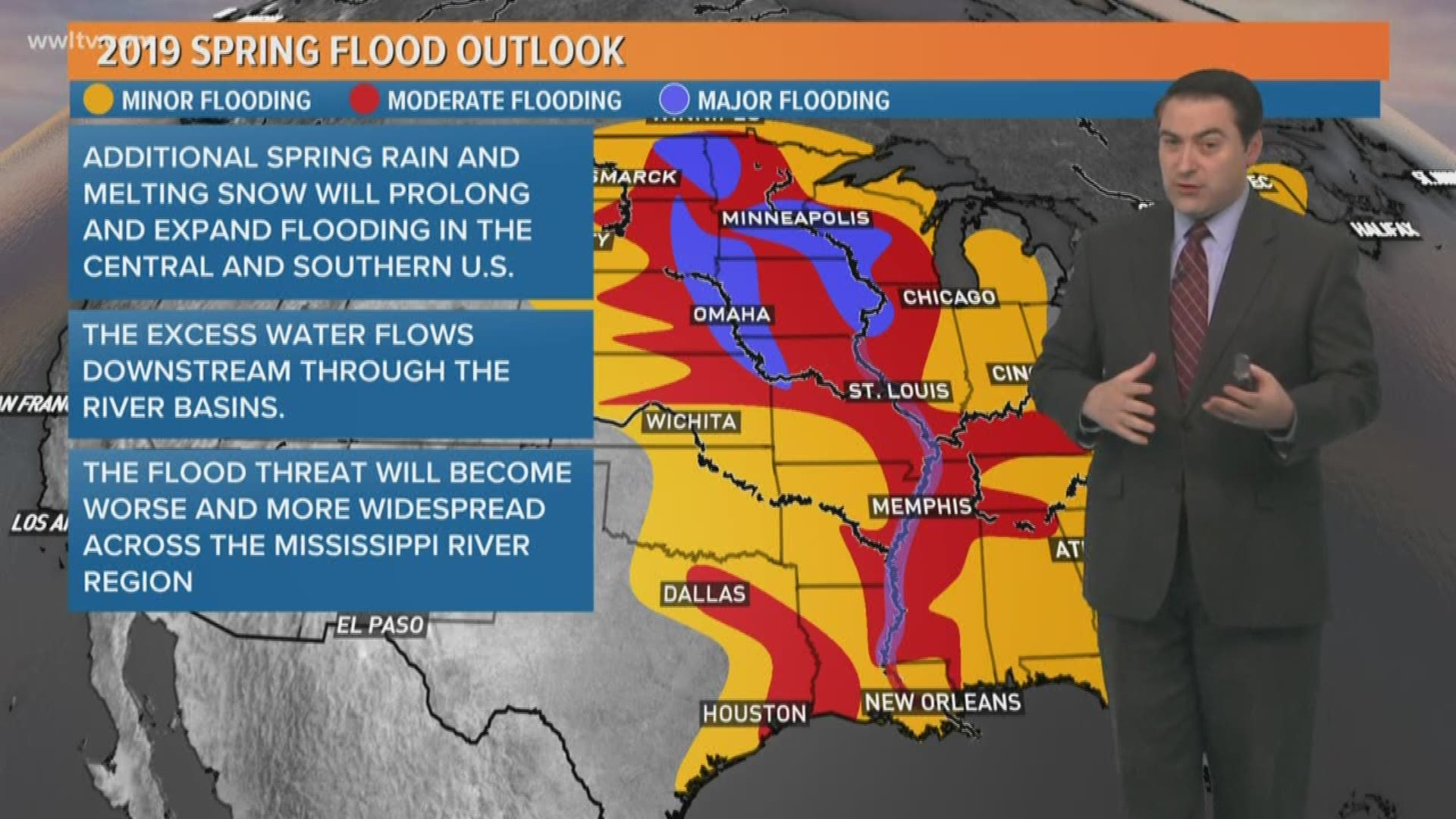 Meteorologist Dave Nussbaum has the latest spring flood outlook. Plus, more beautiful weather is expected through the weekend.