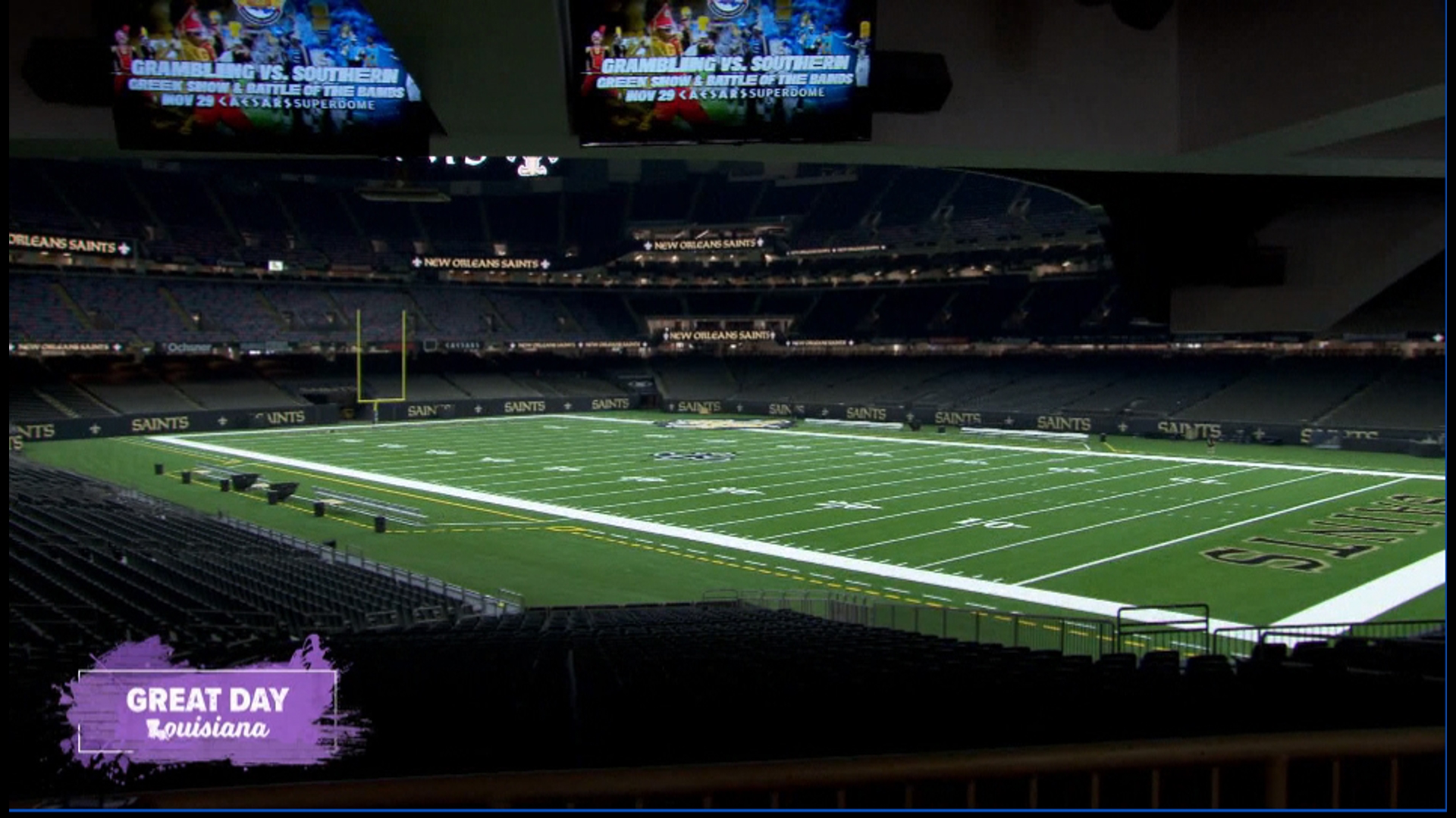 Malik takes a tour of the renovated Caesars Superdome ahead of the upcoming Saints game!