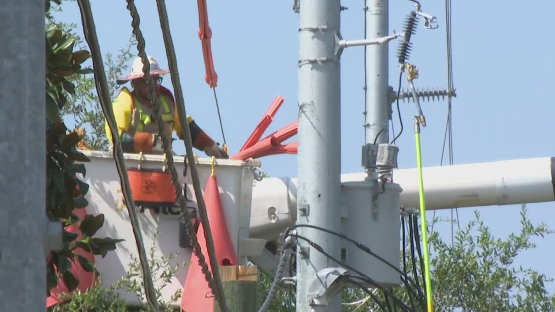 Entergy Louisiana says there is a scheduled outage on August 28 to complete the construction.