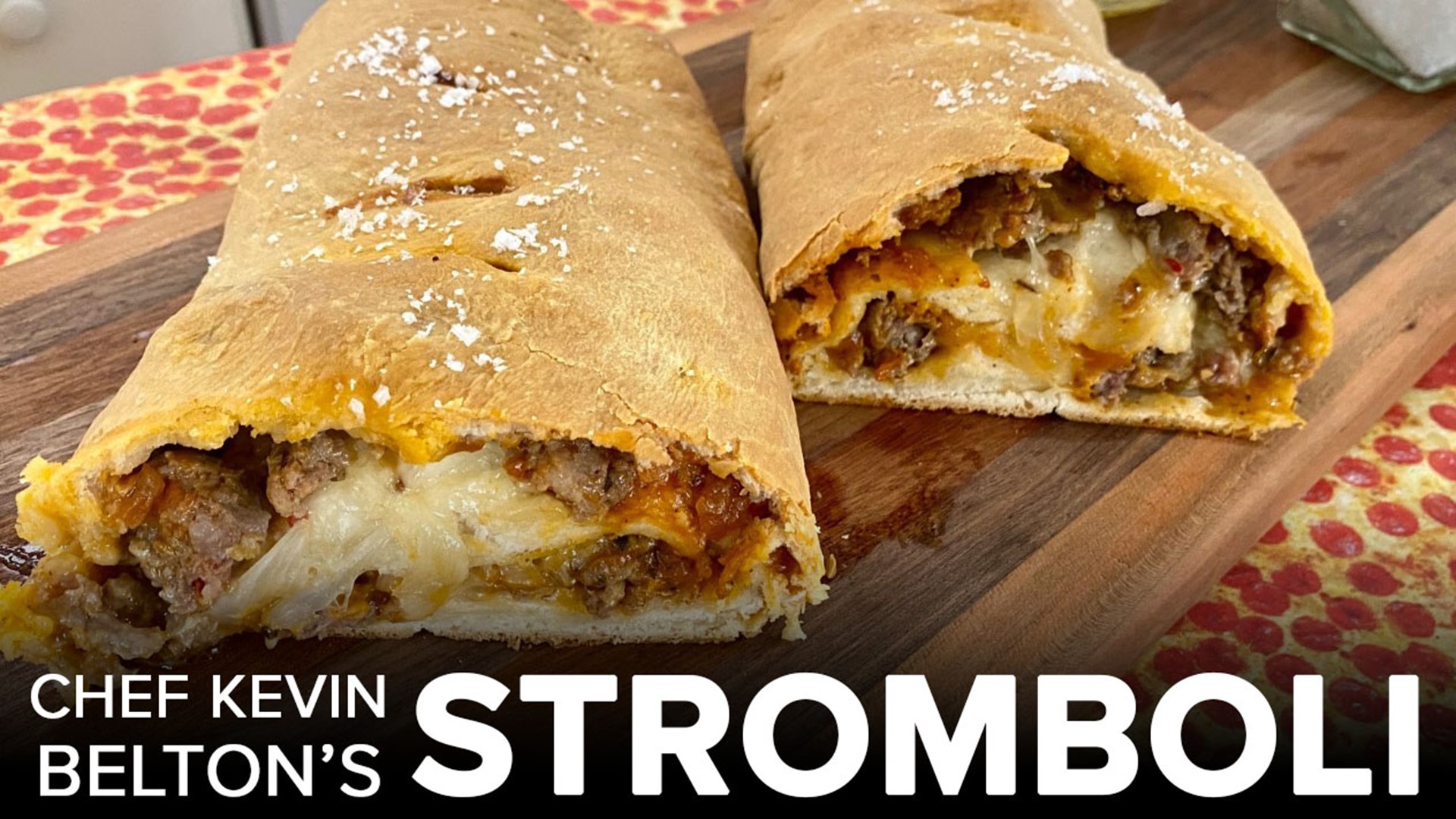 Today, we're going to make our own pizza dough and then put a little twist on it by folding it into a Stromboli.
