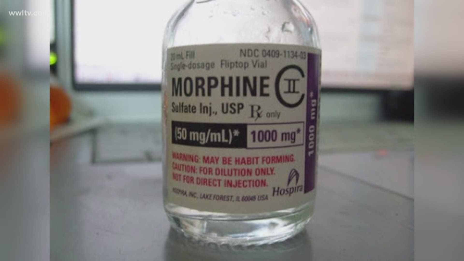 Fentanyl is being used since hospitals both locally and nationally are seeing a shortage in Morphine.