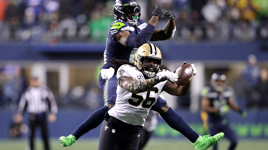 New Orleans Saints defense delivers in 13-10 win over Seattle Seahawks on  'Monday Night Football'