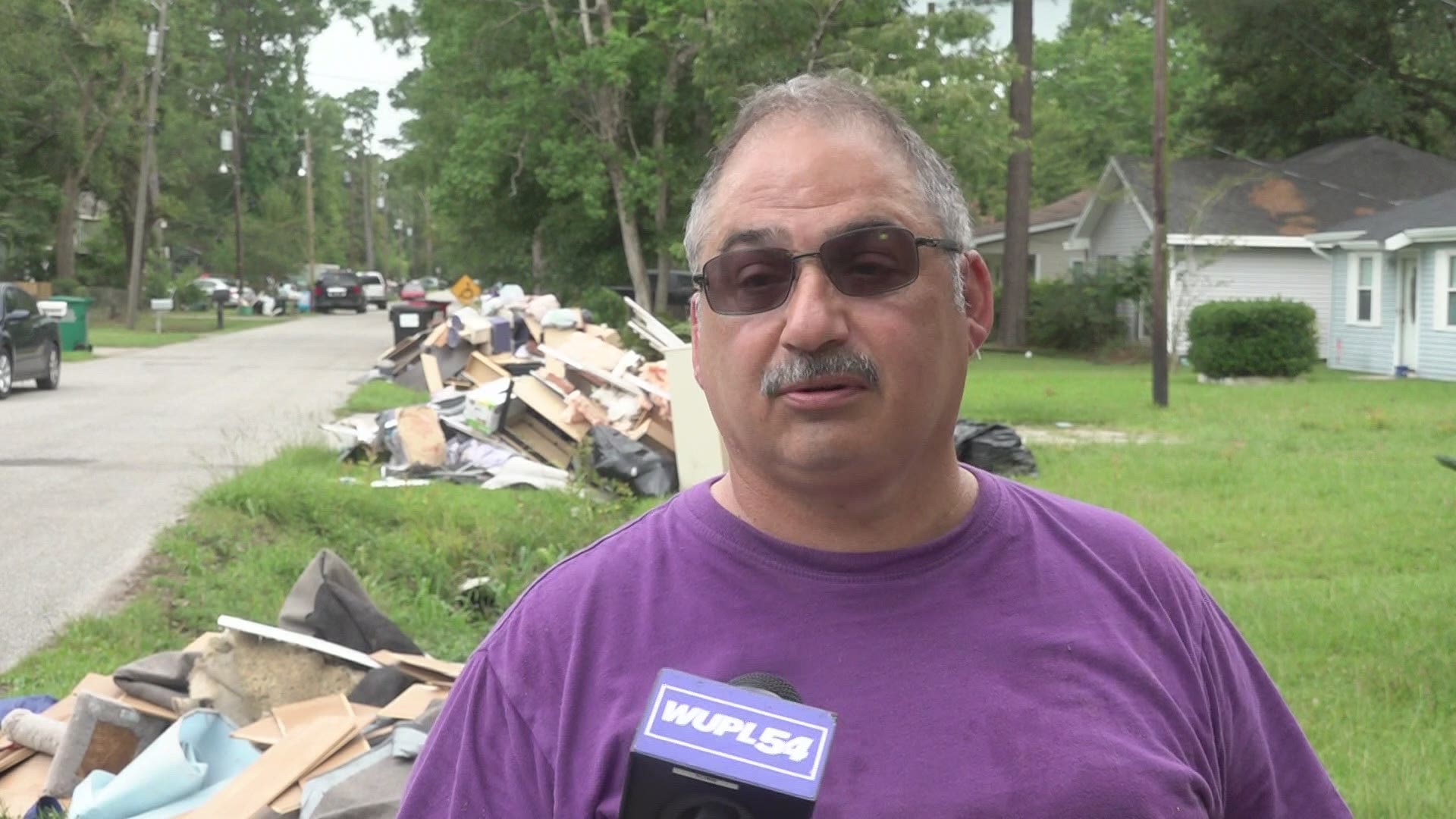 Many Slidell homes only got an inch of rain inside but that can do a lot of damage.