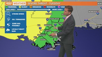 Warmer week with daily chances for showers and t-storms