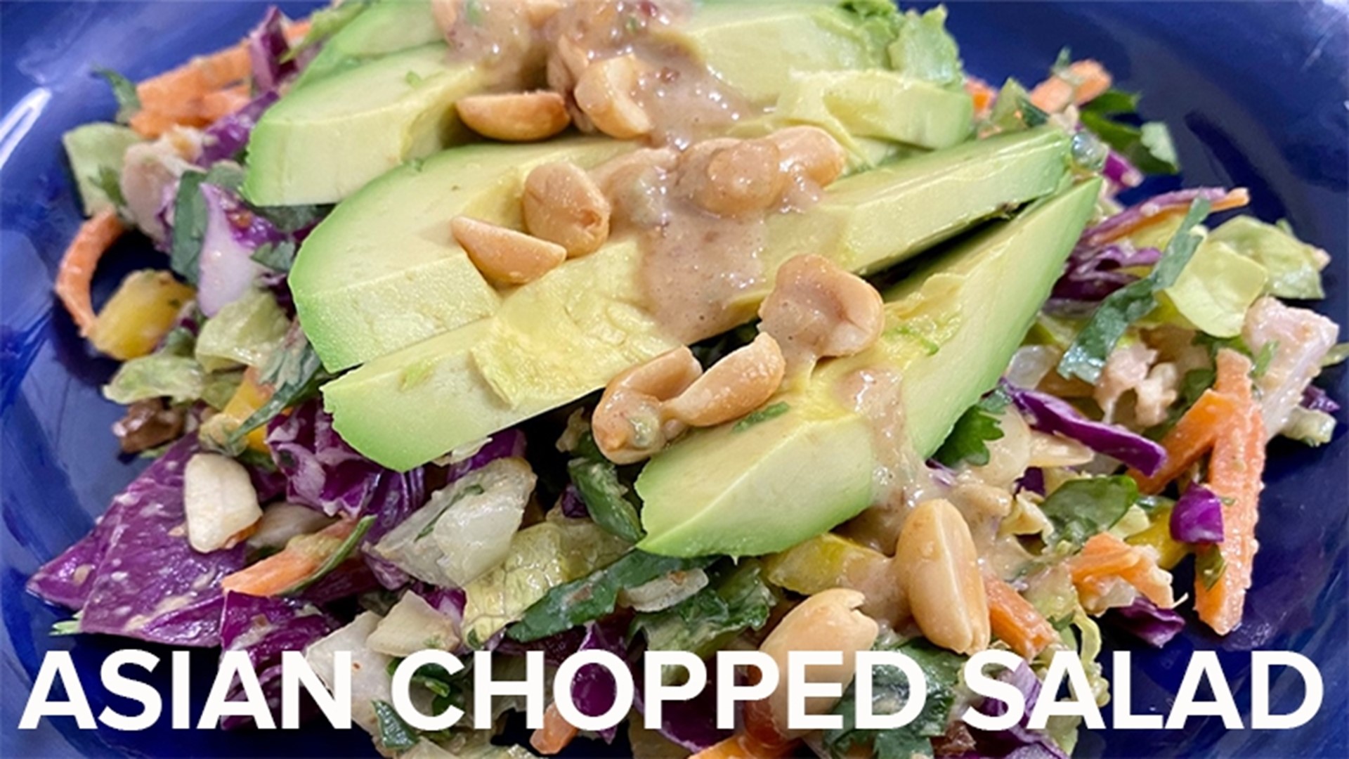 Kev has a filling and healthy Asian Chopped Salad with chicken where the star of the show is the dressing which is so good and can you believe it even has a date.