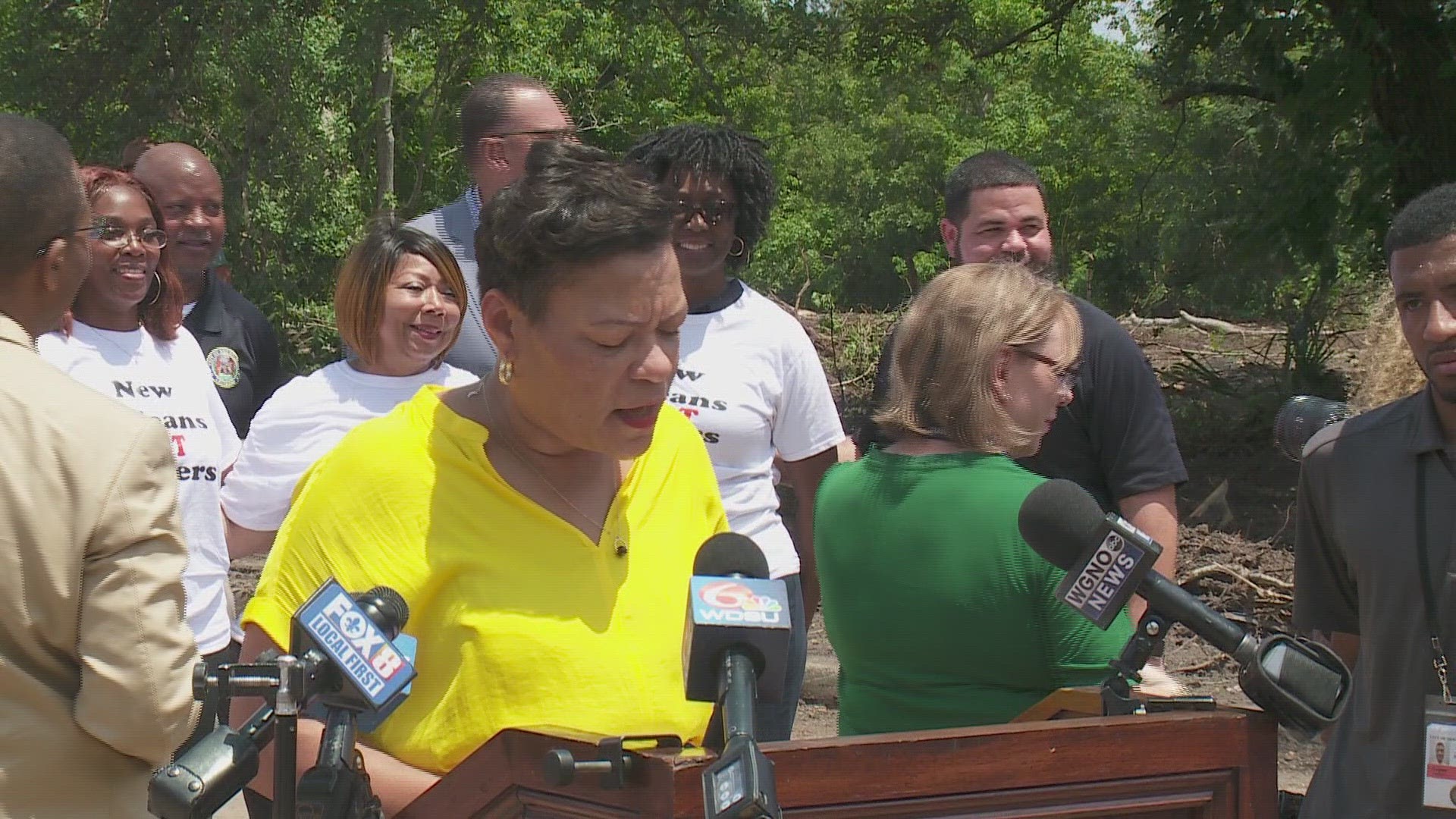 New Orleans Mayor LaToya Cantrell was asked about the recent spate of violent crimes against women.