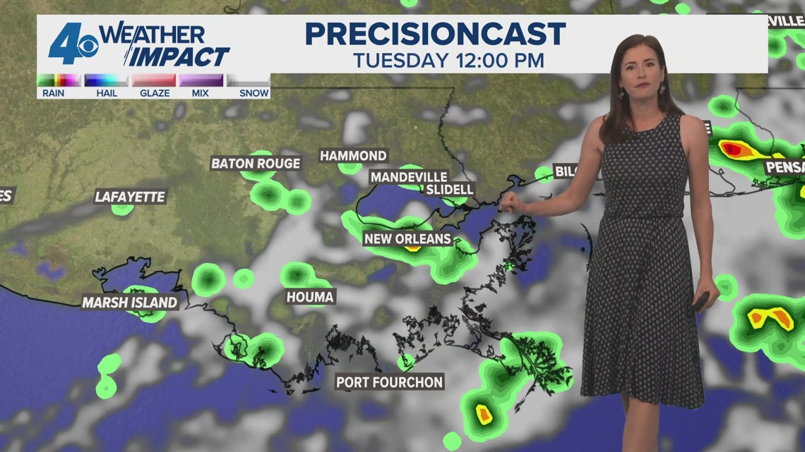 New Orleans Weather: Not-awful humidity and a few storms around | wwltv.com