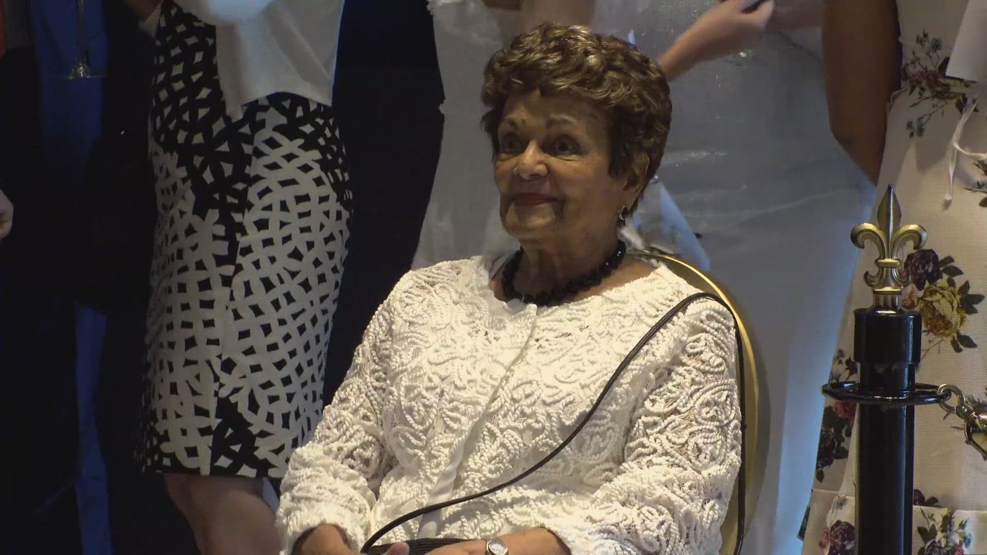 Mrs. Morial was the wife of former New Orleans Mayor Ernest 'Dutch' Morial. She was also an advocate for civil rights and education.