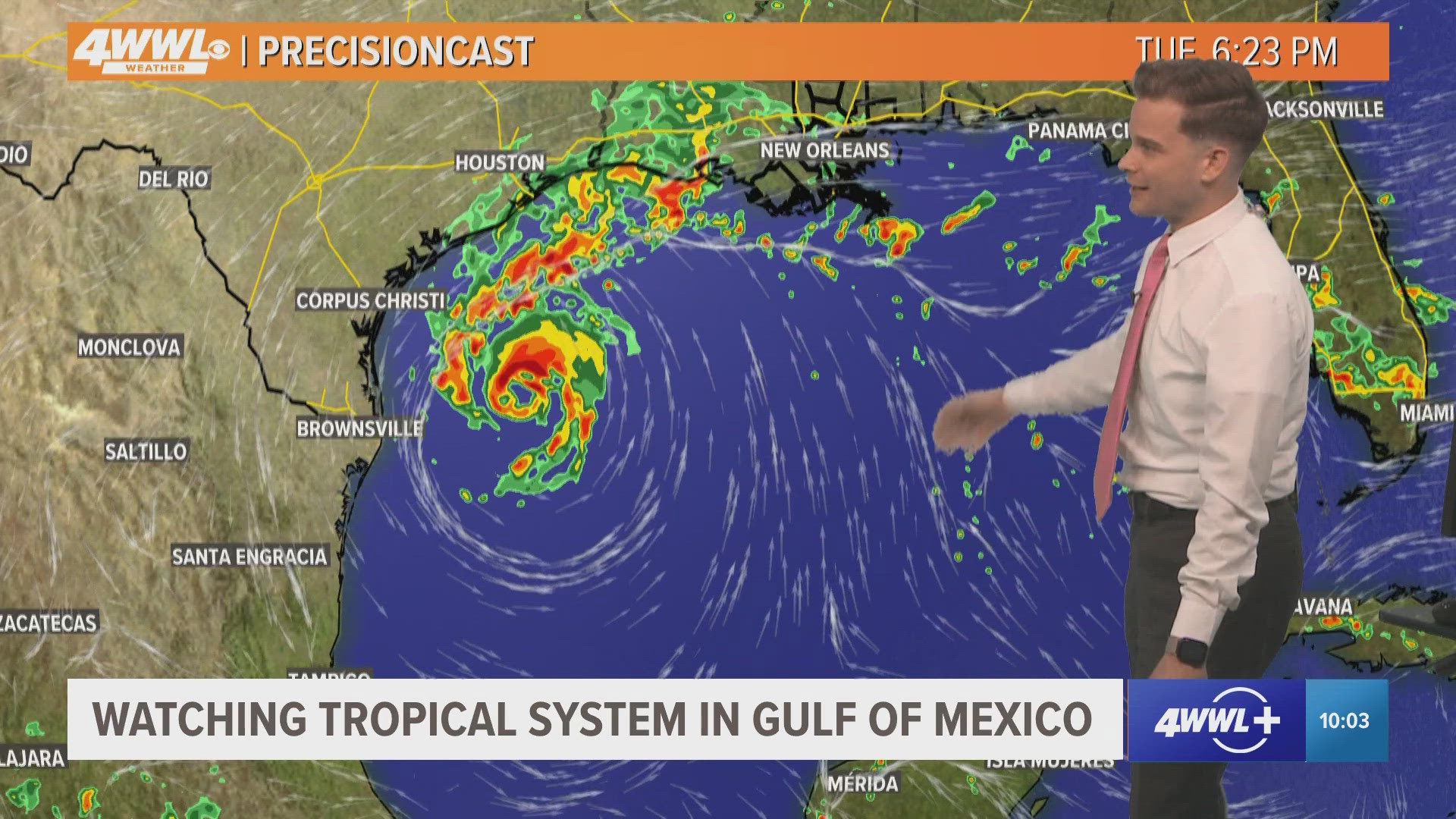 Tropical Storm Francine has formed. It's expected to intensify with storm surge and hurricane watches issued for the Louisiana coast, according to the NHS.