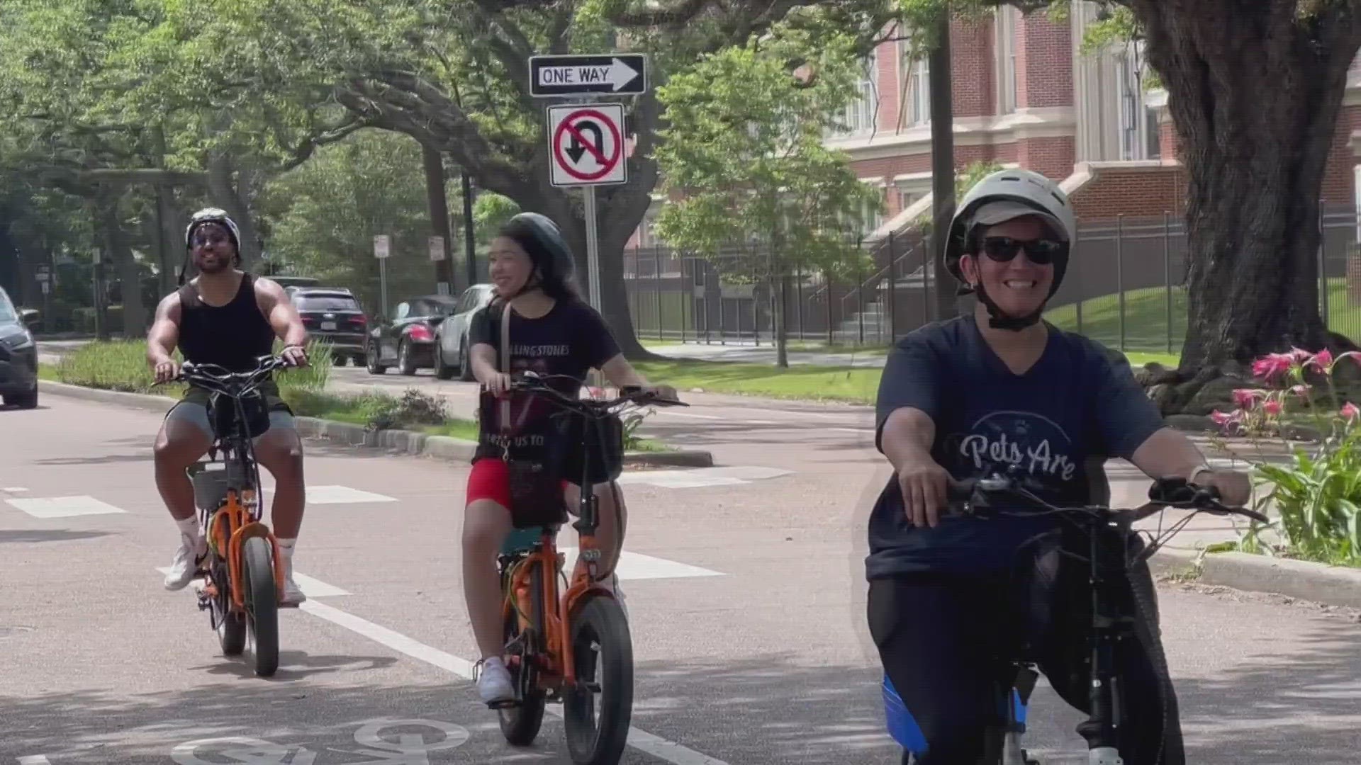 The heat wave and high humidity are not keeping some visitors from Houston, Washington, D.C., and Miami from taking a midday Buzz NOLA creole bike tour.