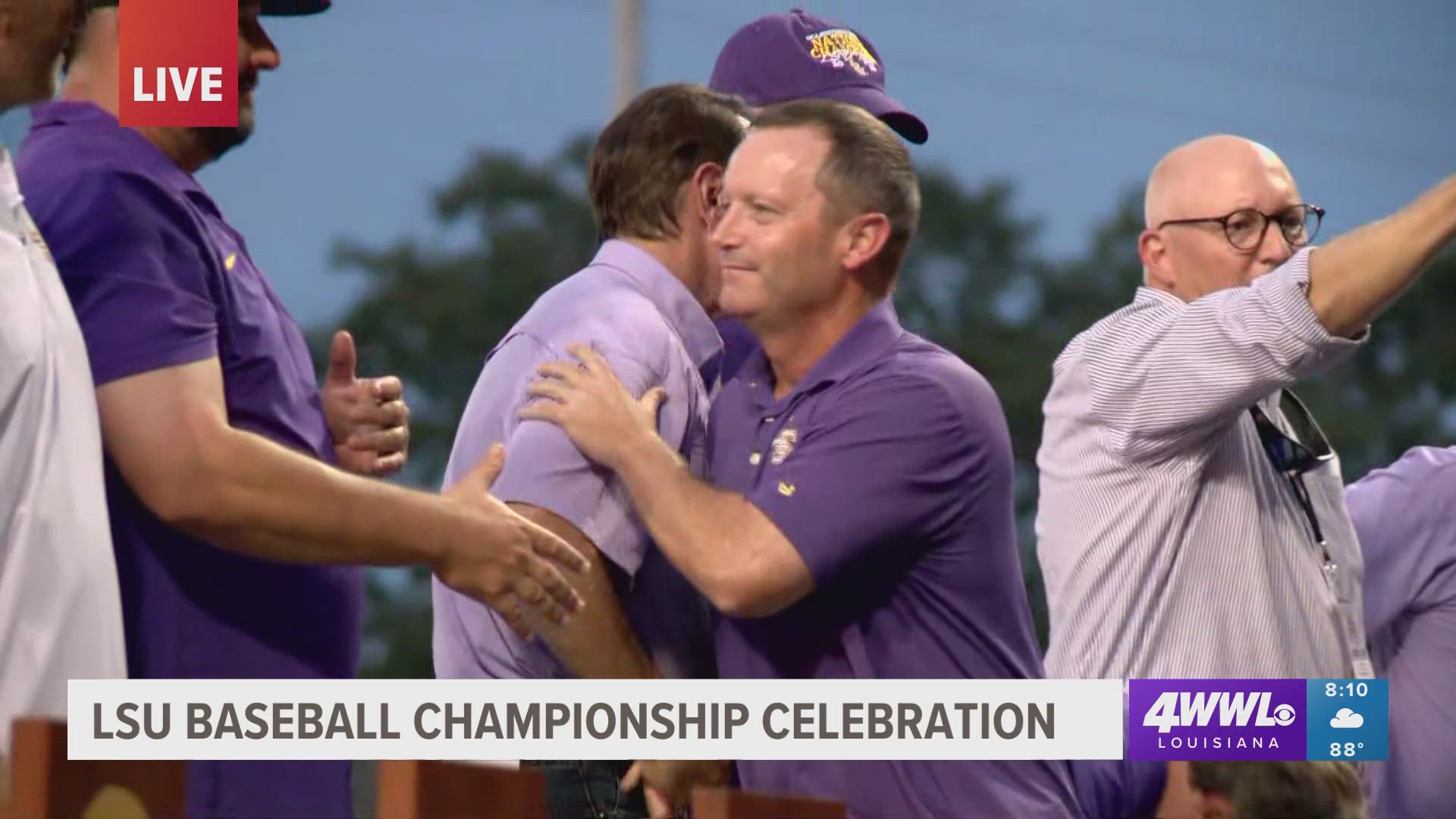 LSU Tigers introduced at National Championship celebration 