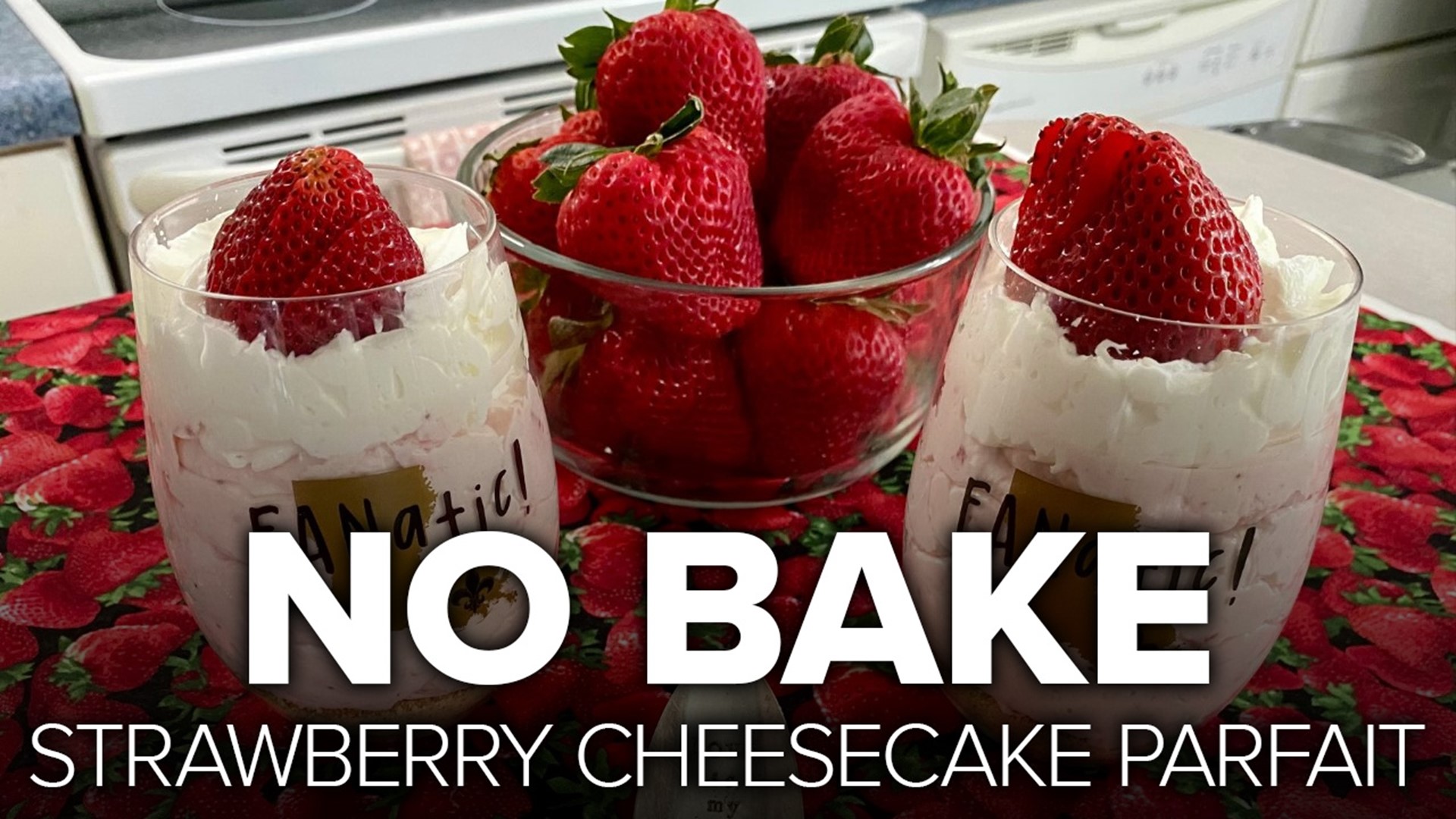 It's strawberry season in Louisiana! Put them to good use with Chef Kevin Belton's No Bake Strawberry Cheesecake Parfait.