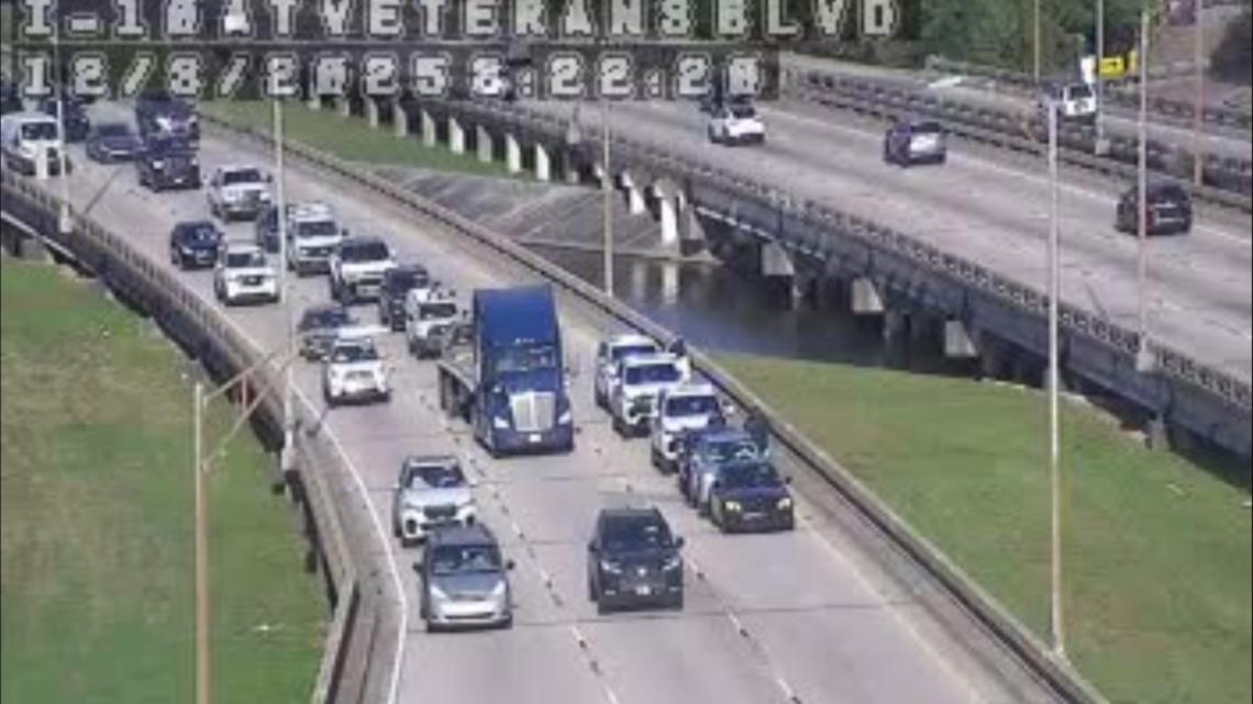 All lanes open on I-10 East before Franklin Avenue after crash | wwltv.com