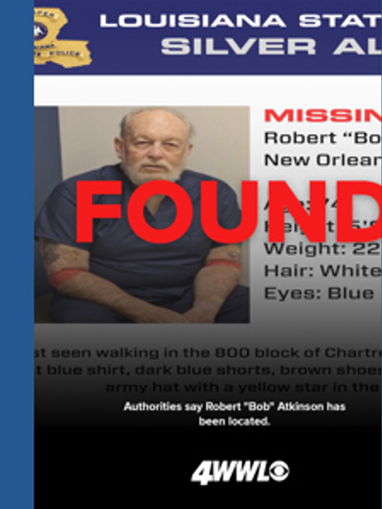 Found: Silver Alert canceled for missing New Orleans man | wwltv.com