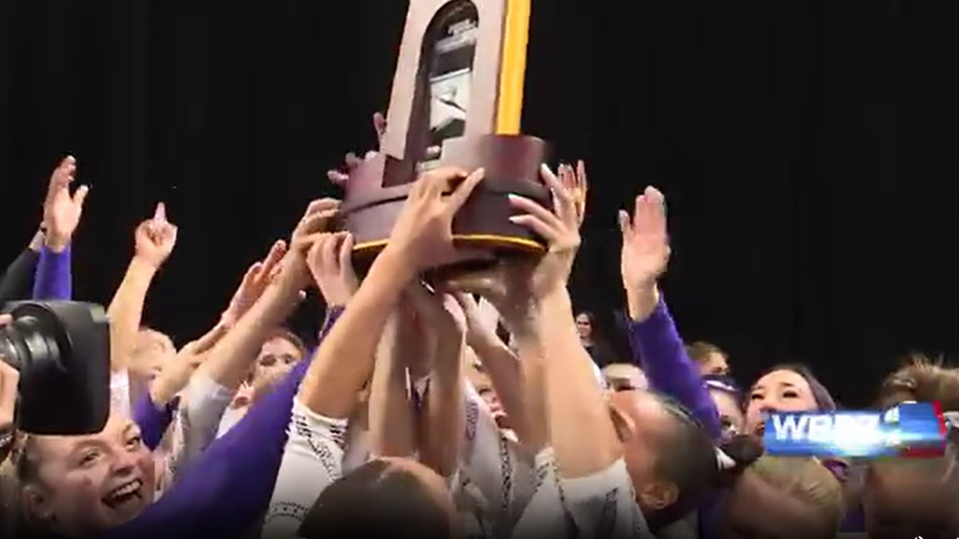 ​Since 1983, LSU's gymnastics is the eighth team to win a national title.