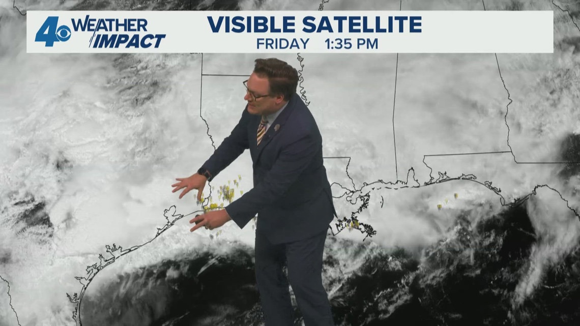 Scattered rain and storms continue Sunday and Monday