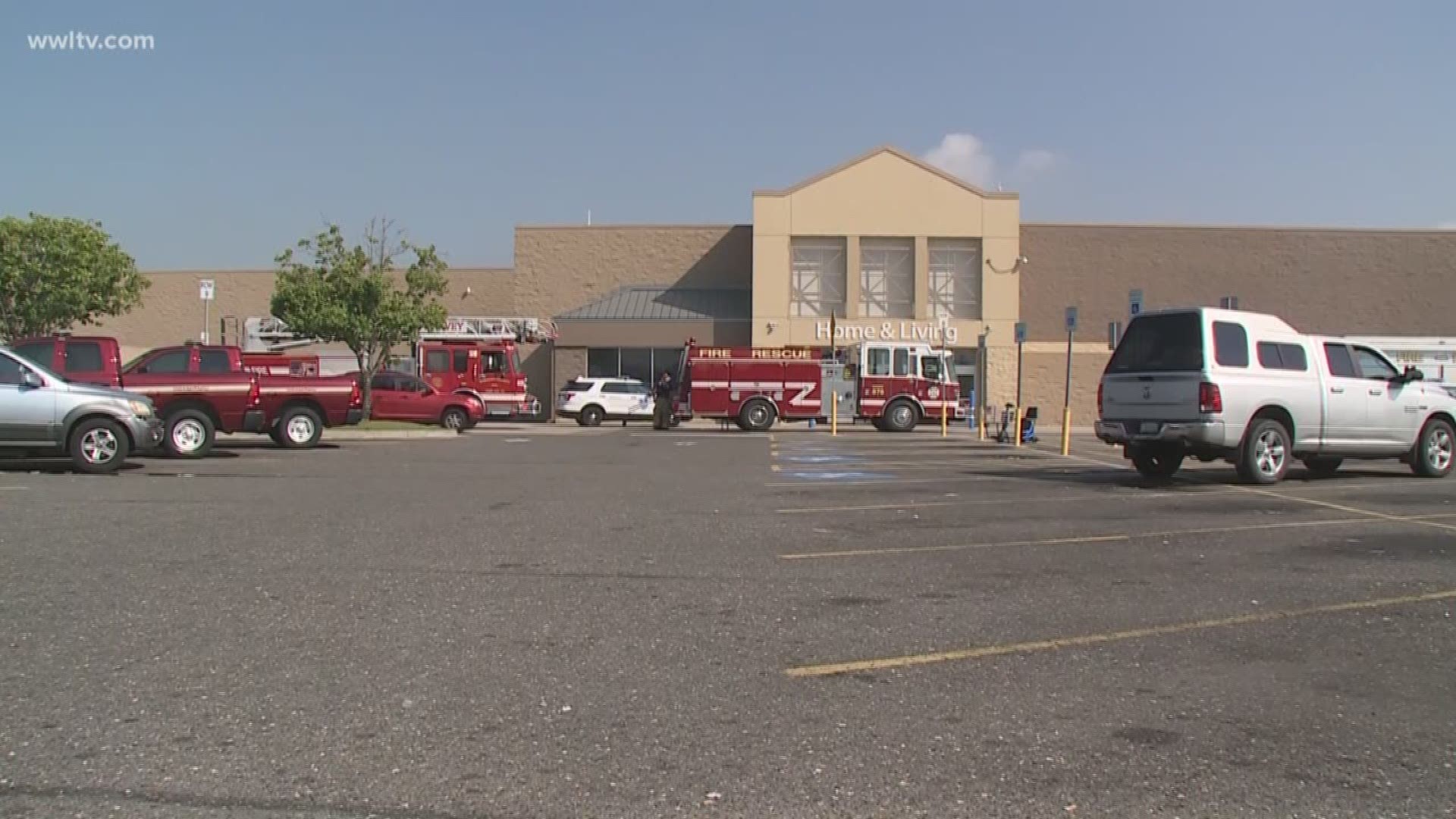Officials are investigating what caused a fire inside a Marrero WalMart on Wednesday morning.
