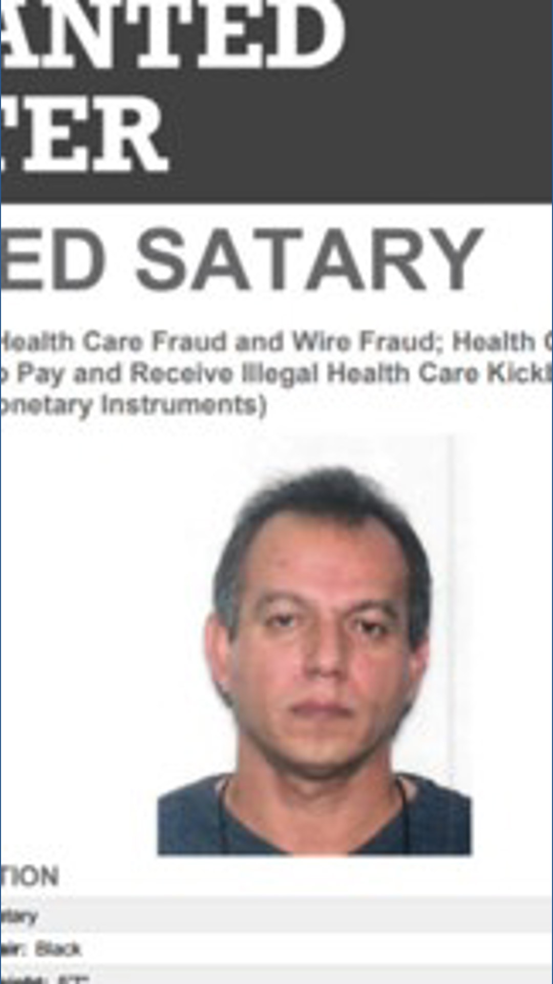 FBI offers $150K reward for man accused of $547M Medicare fraud, may be ...