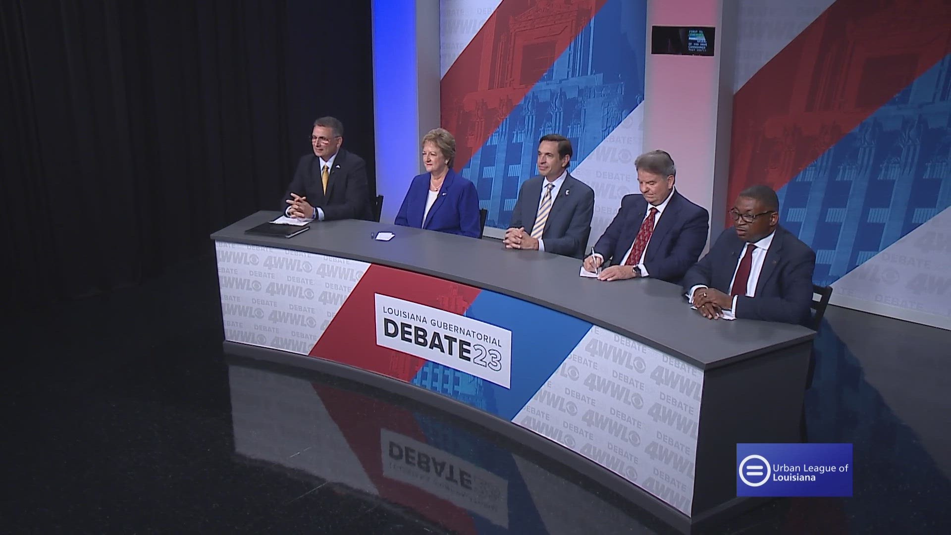 WWL-TV is hosting the first debate of the 2023 Louisiana Gubernatorial Election on Thursday, Sept. 7.