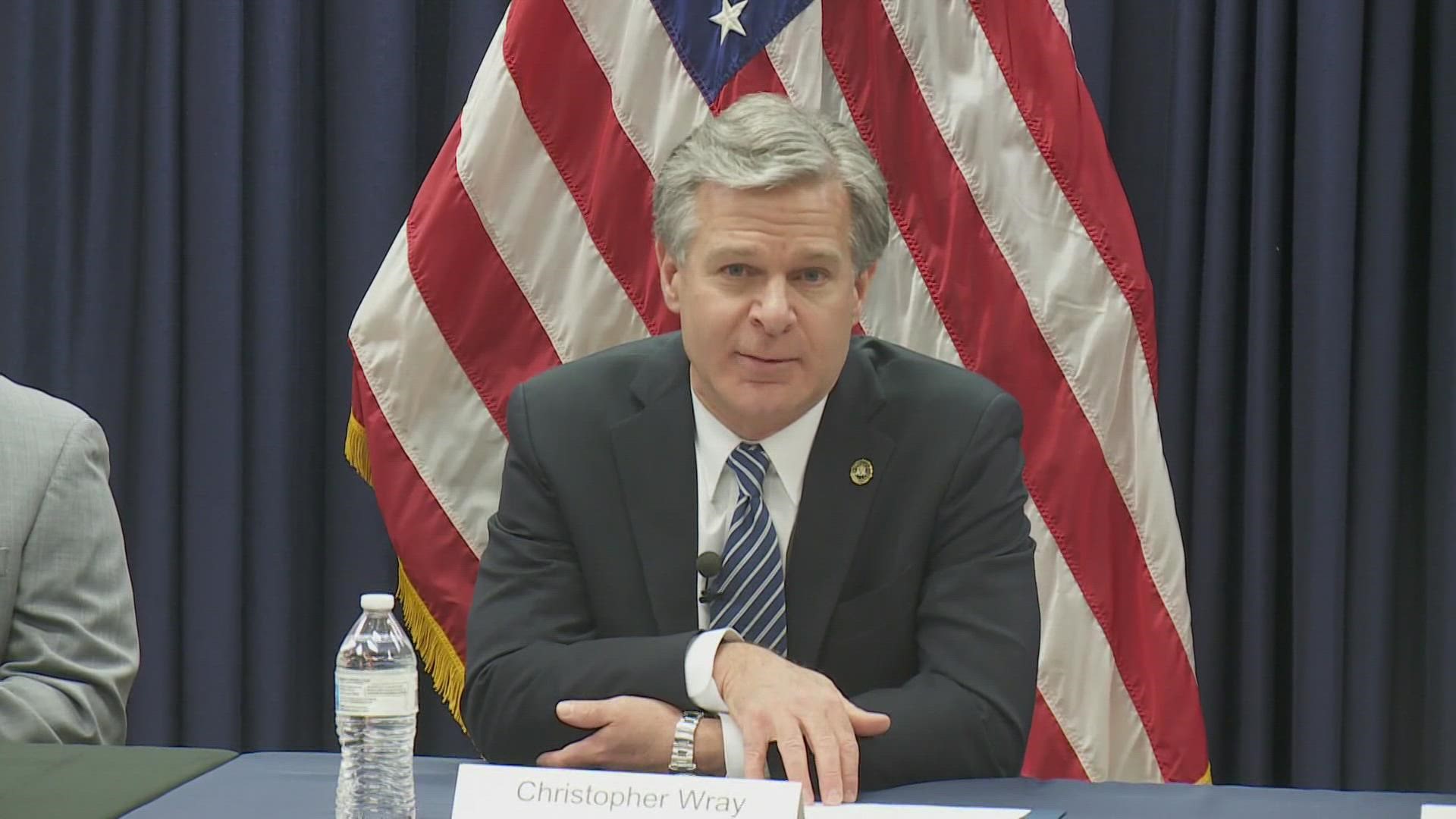 Director Christopher Wray met with police leaders from several parishes Thursday morning to discuss better ways to the feds to help local law enforcement.