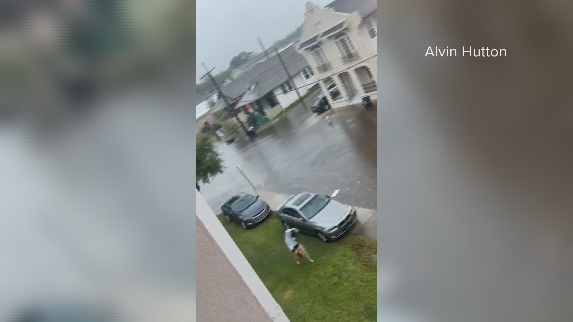 New Orleans Street flooding