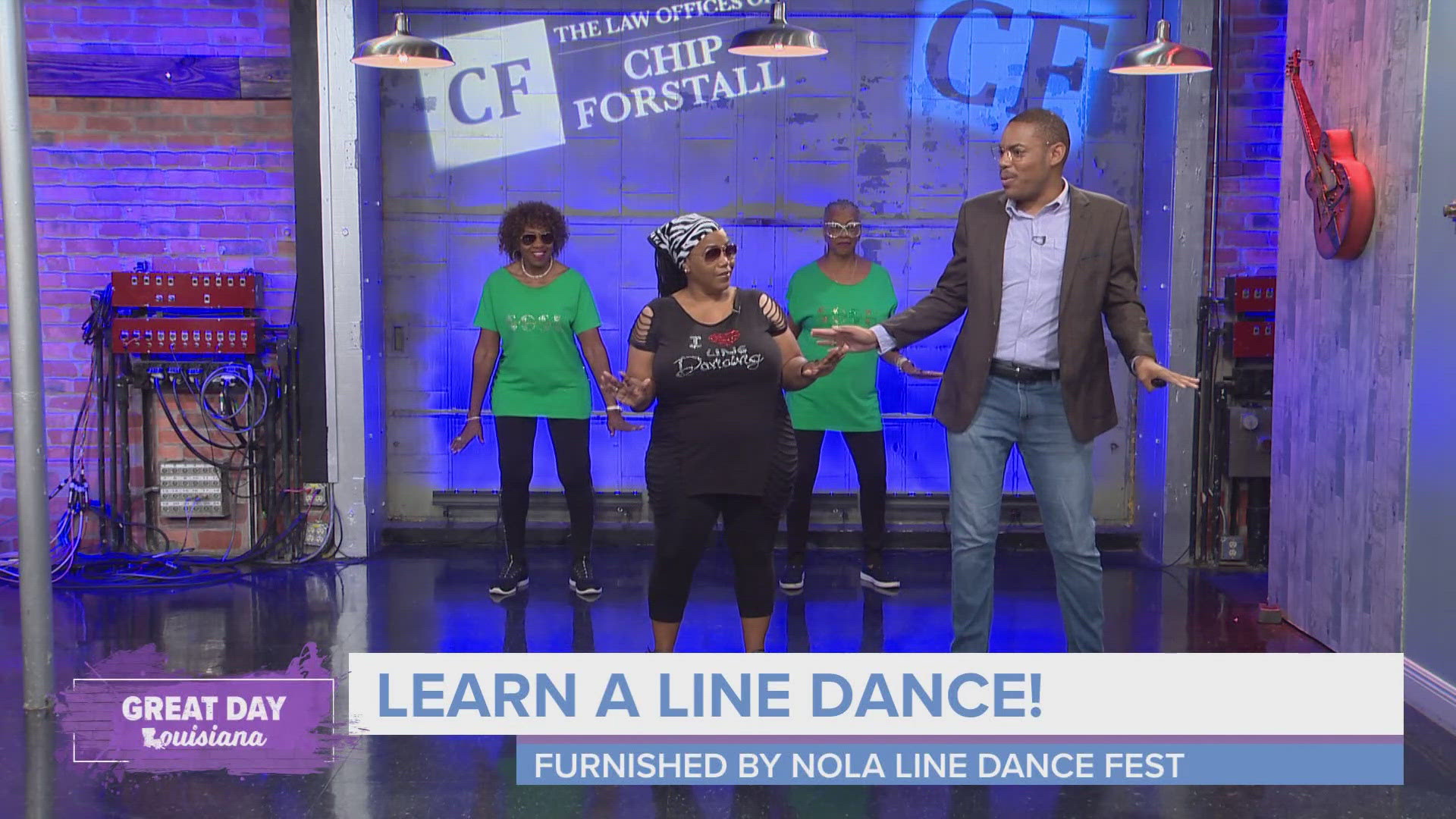 Line dance instructor Lady D shows us how to do The Shiver.